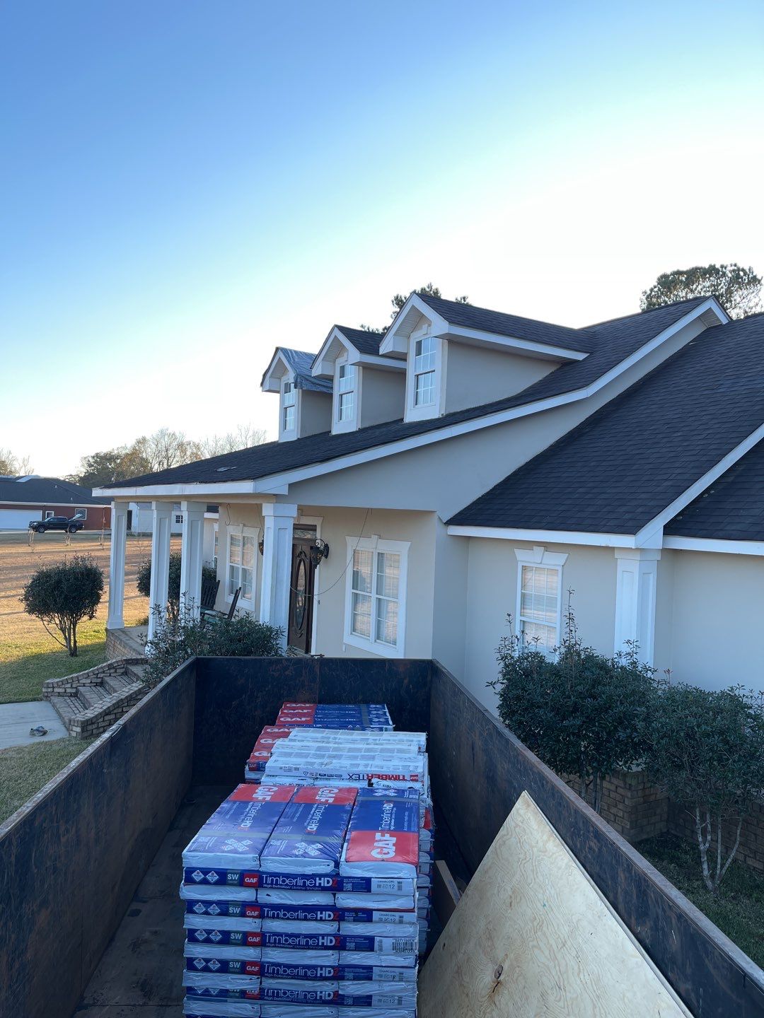 Residential Roofing Installation using Roof Replacement by American Roofing & Construction LLC
