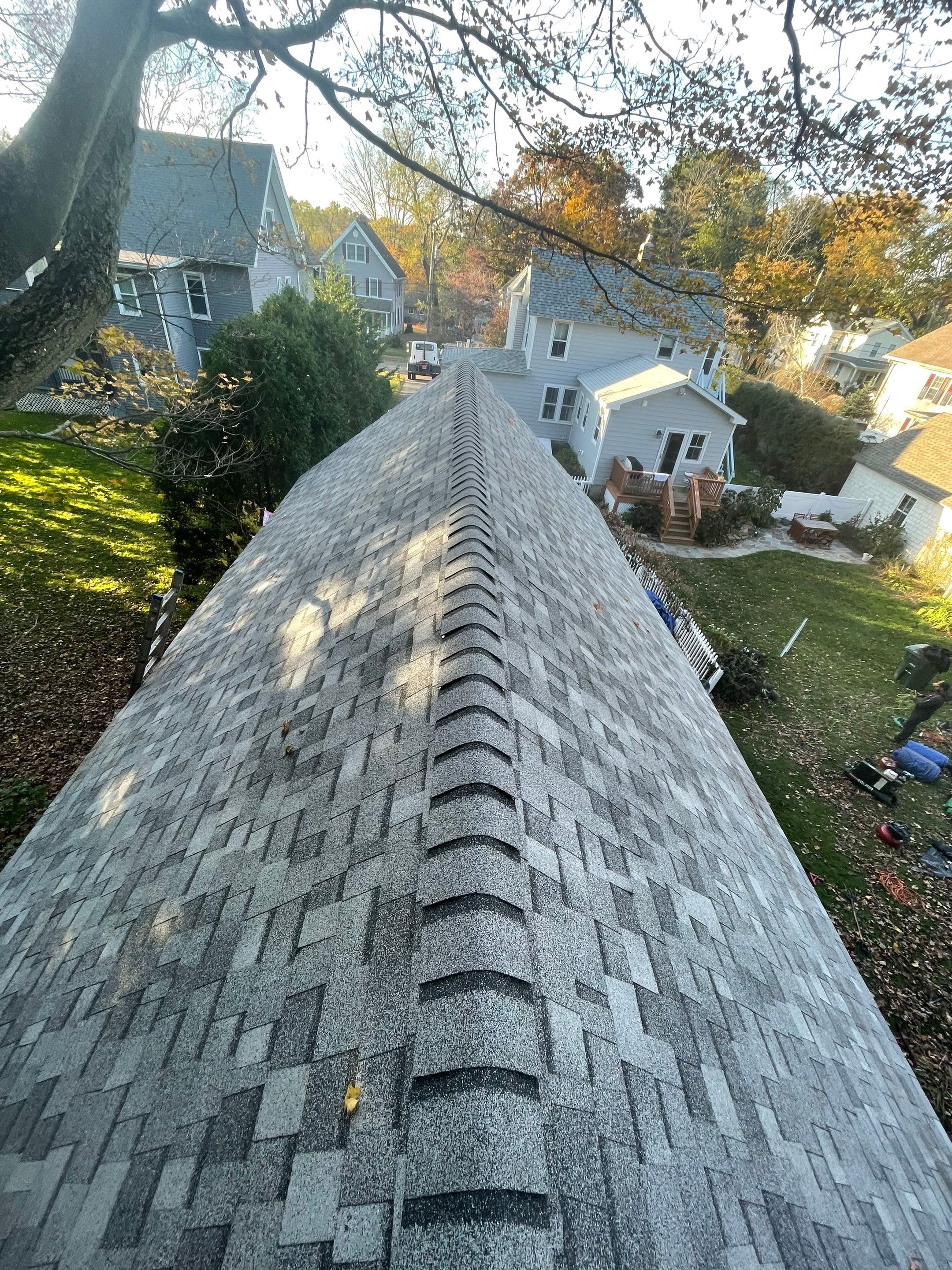 Residential Roofing Installation using Owens Corning TruDefinition Sierra Gray by A Plus Exterior