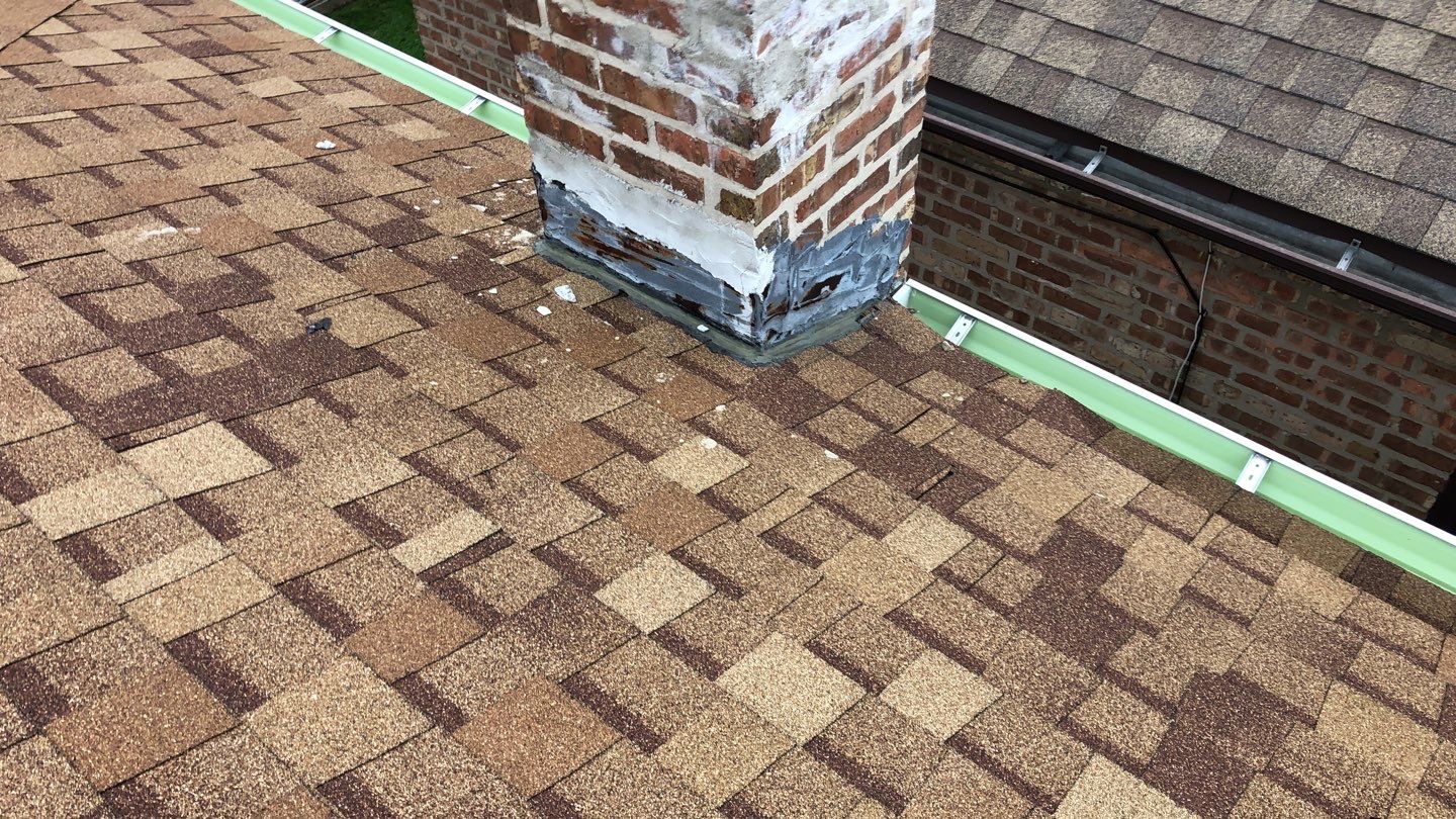 Chimney flashing repair. by Pro Home Services Inc