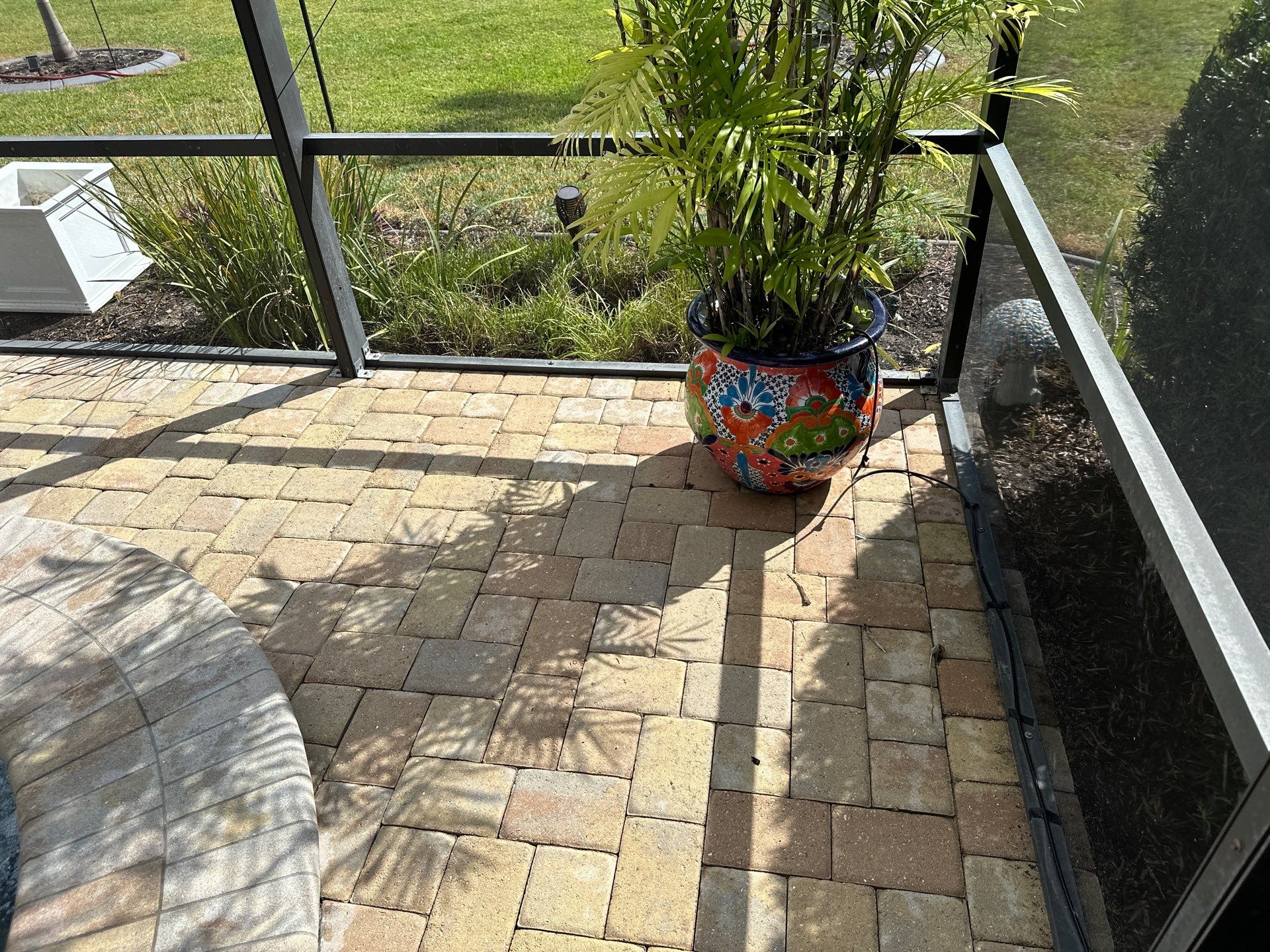 Paver Driveway, Pool Deck, Outdoor Furniture & Culvert Cleaning in Winding River Community, Bradenton, FL | Sunshine AquaWash by Sunshine AquaWash