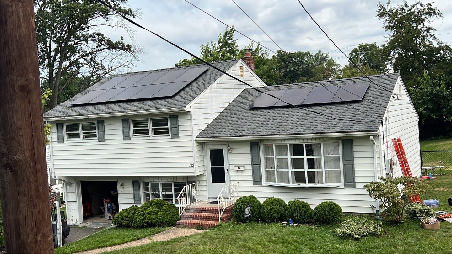 Solar Panel Installation with Exterior Service Change by Infinity Solar Systems