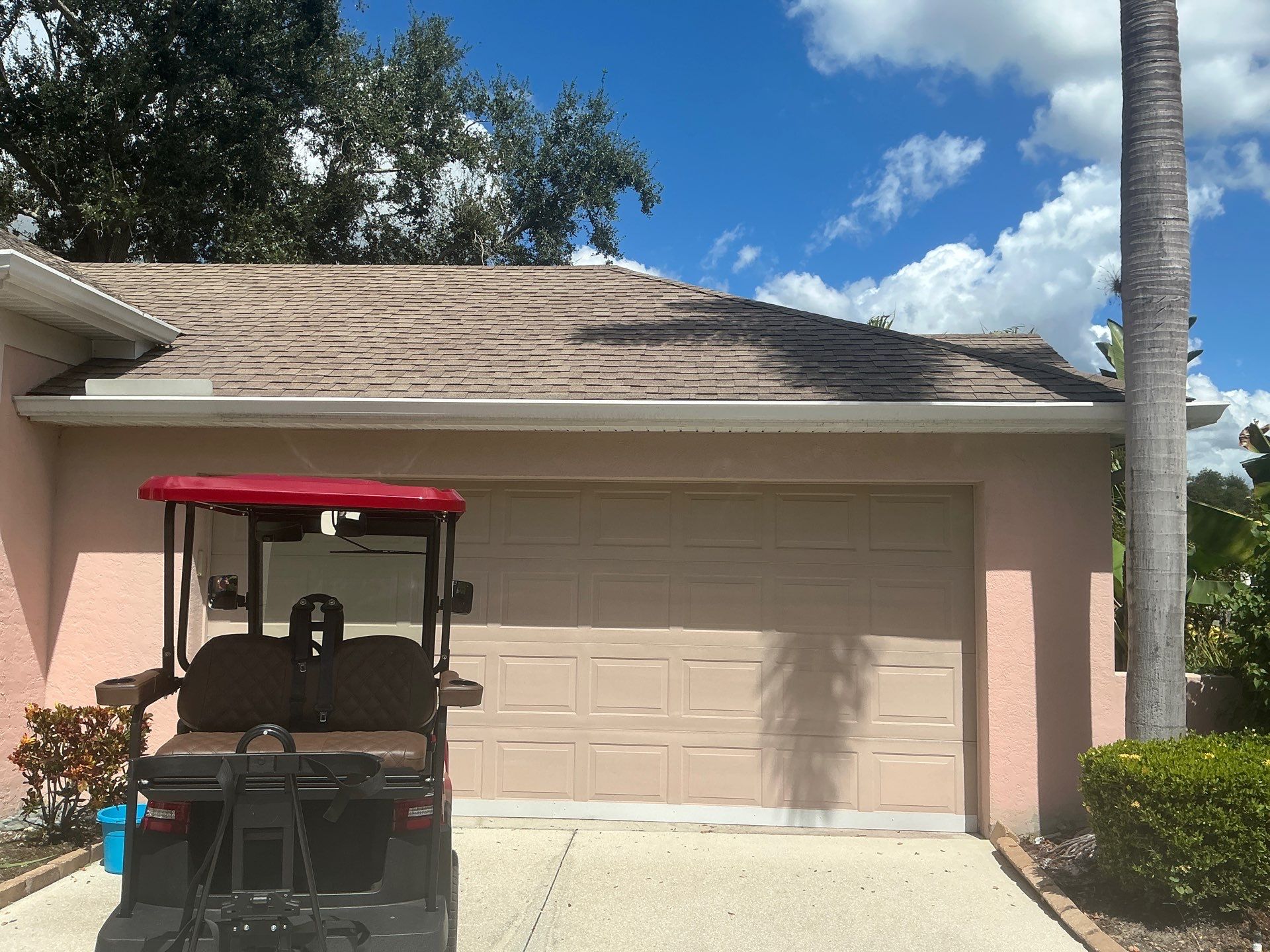 White 6-Inch Seamless Gutters in Sarasota FL by Gutter Professor by Gutter Professors