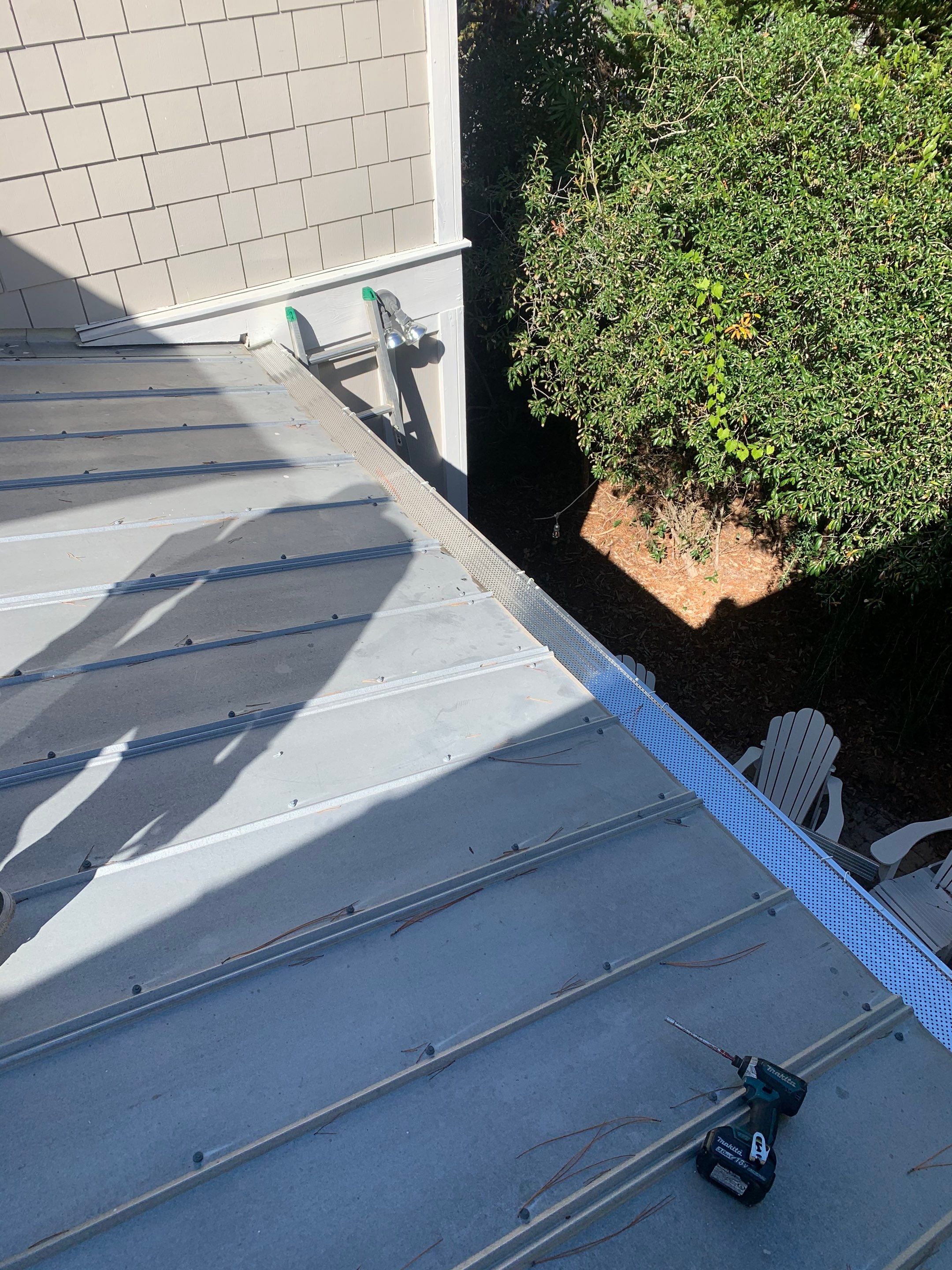 Half Round Gutter Installation with LeafBlaster Pro Gutter Guards by Gutter Professors