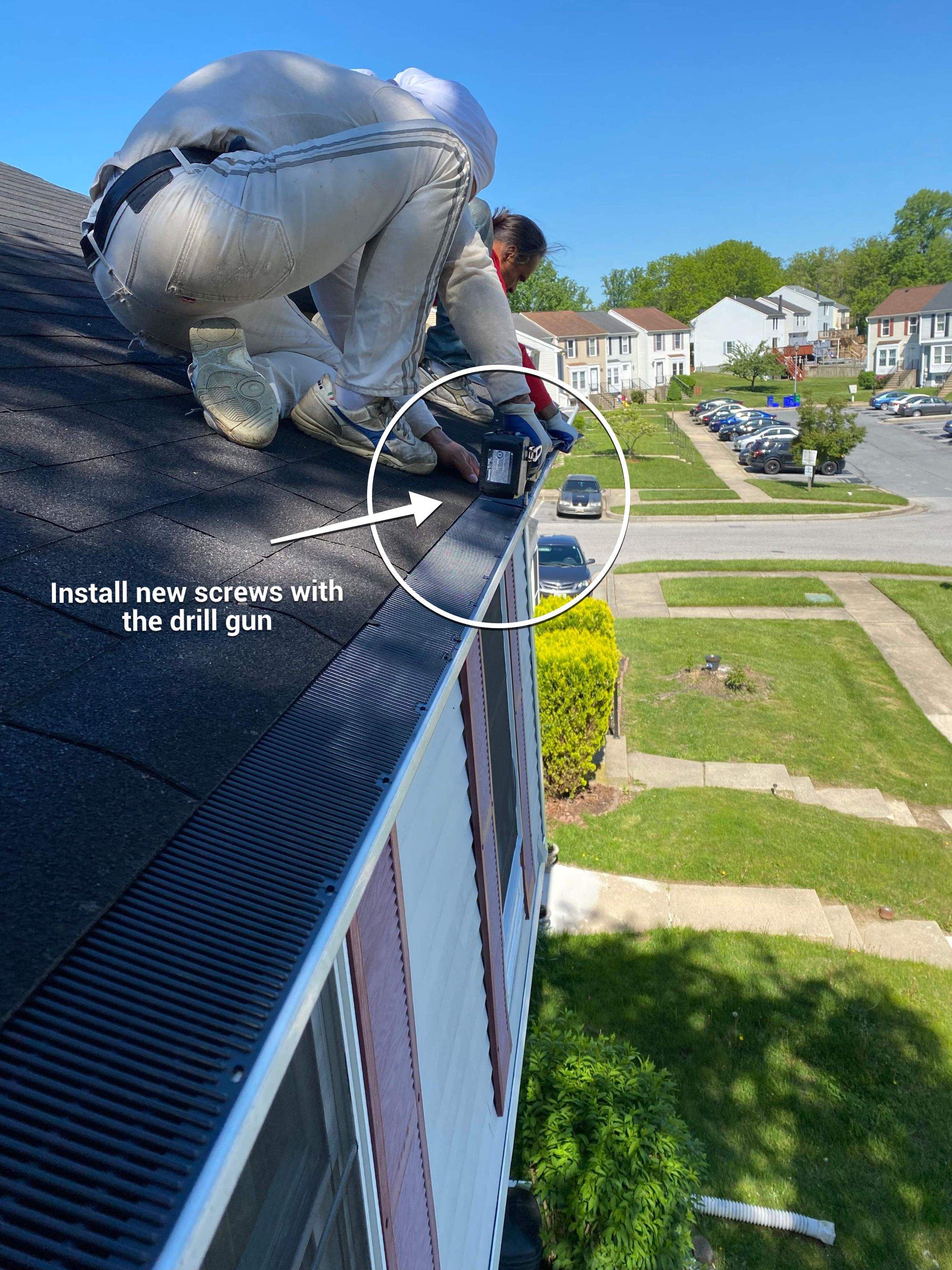 Gutter Repair using Rain Drop Gutter covers by Alpha Design Services