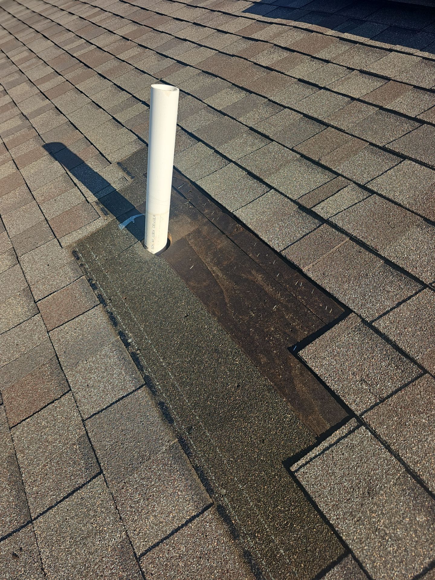 Roof Repair - Ridge Vent and Vent Flashing Boot Replacement by Winchester Roofing