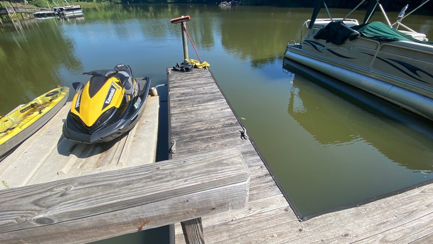coated dock using Wood Sealant by DuraSeal