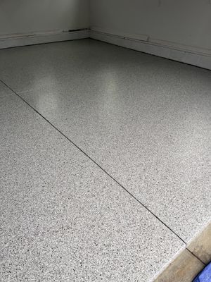 Garage Floor Coating using Coyote