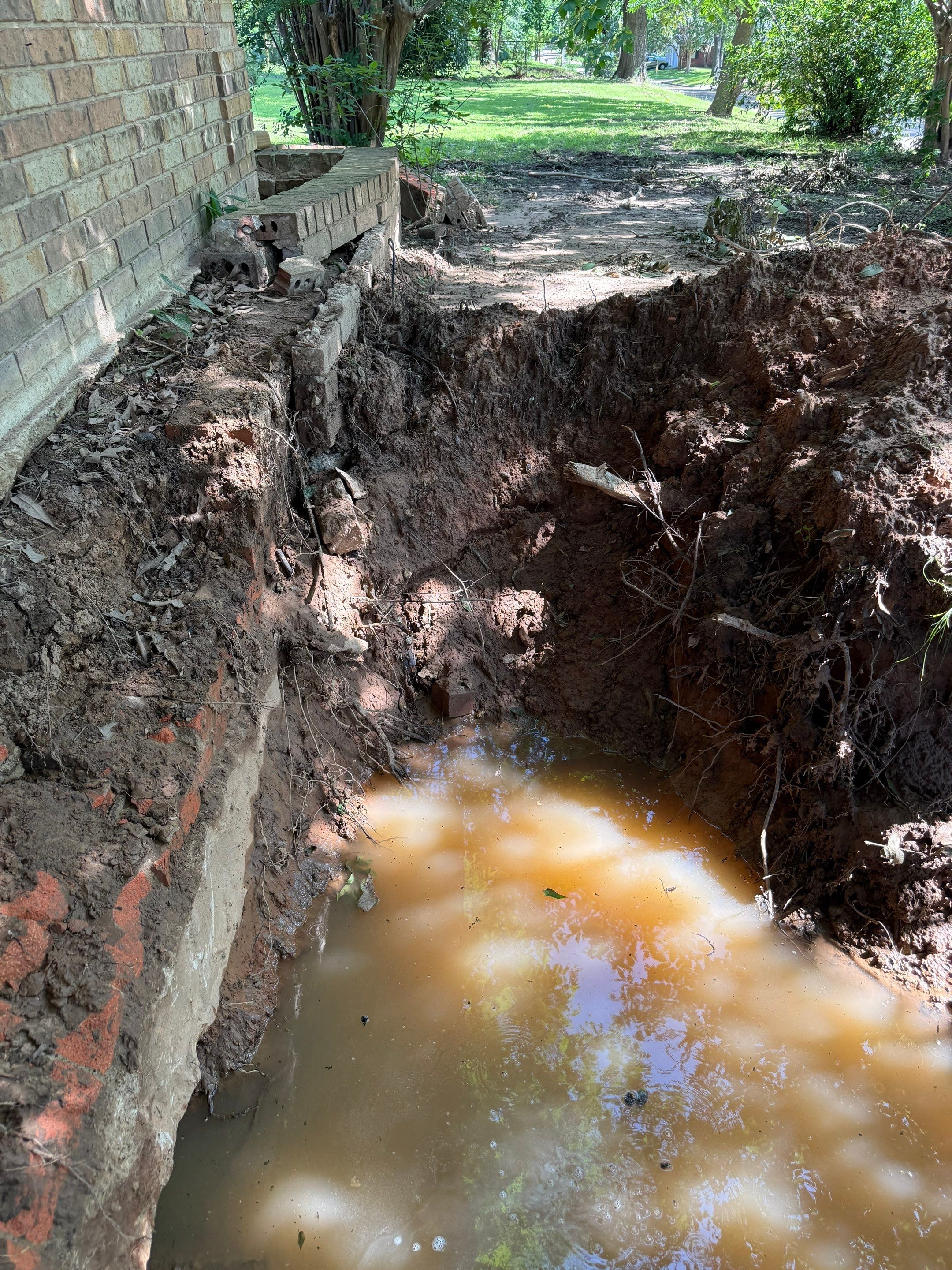 Drain Repipe Project in Mt Vernon by Rub-A-Dub Plumbing