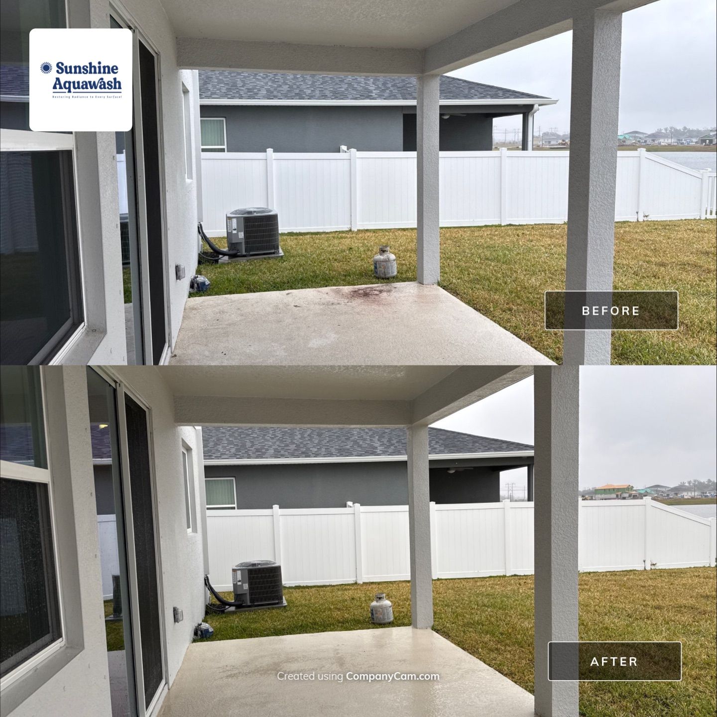 Lanai / Patio Cleaning by Sunshine AquaWash
