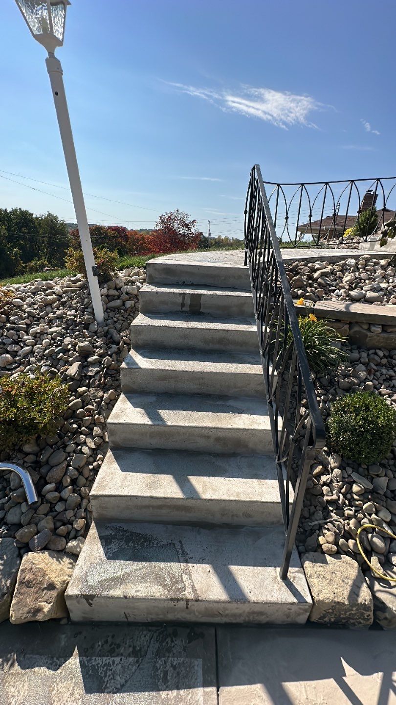 Driveway + Porch + Steps + Walkway Project in Robinson by Floors in a Day, Inc