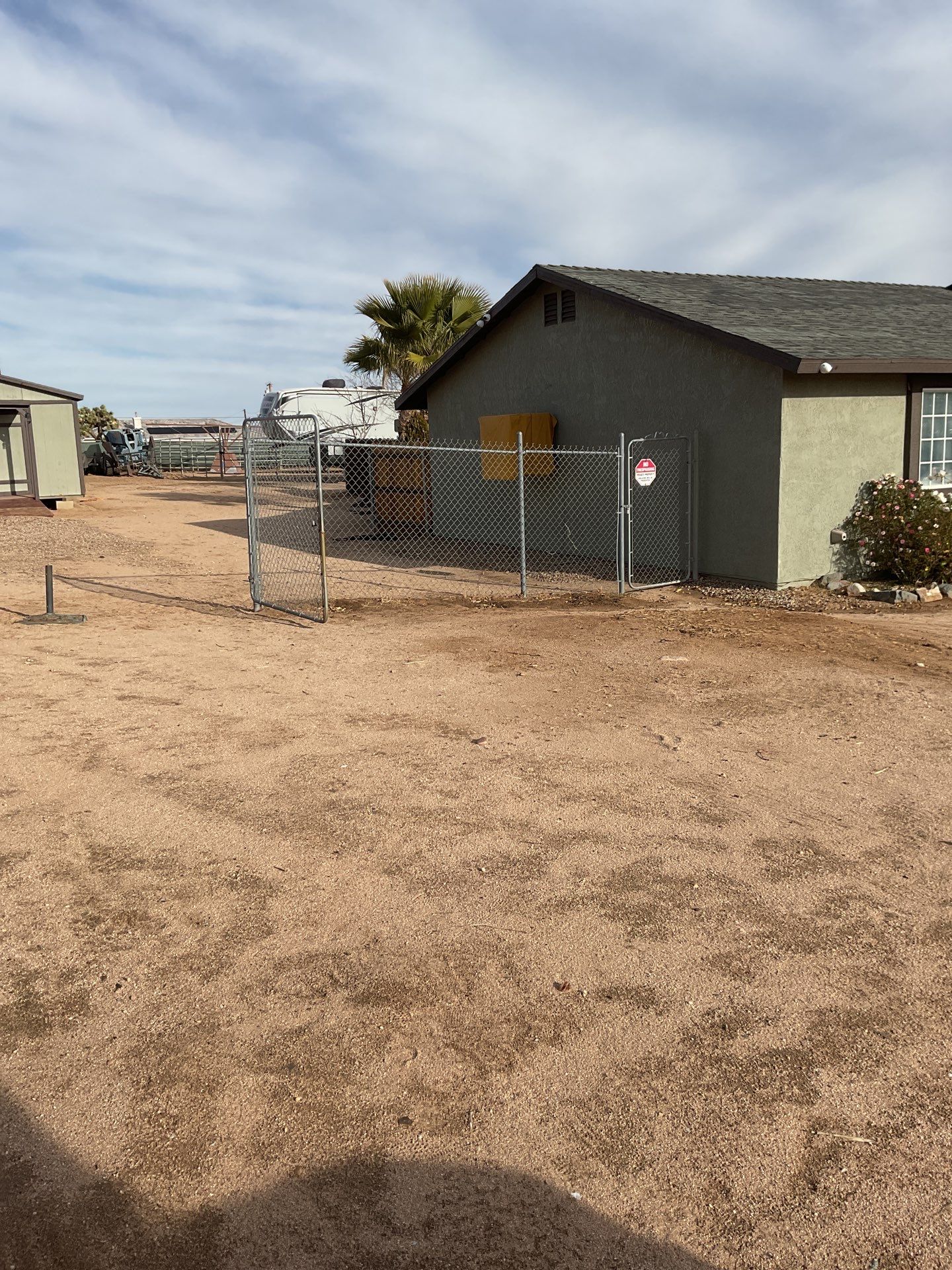 Replacement of old chain link fence by Fence Guys Inc. 