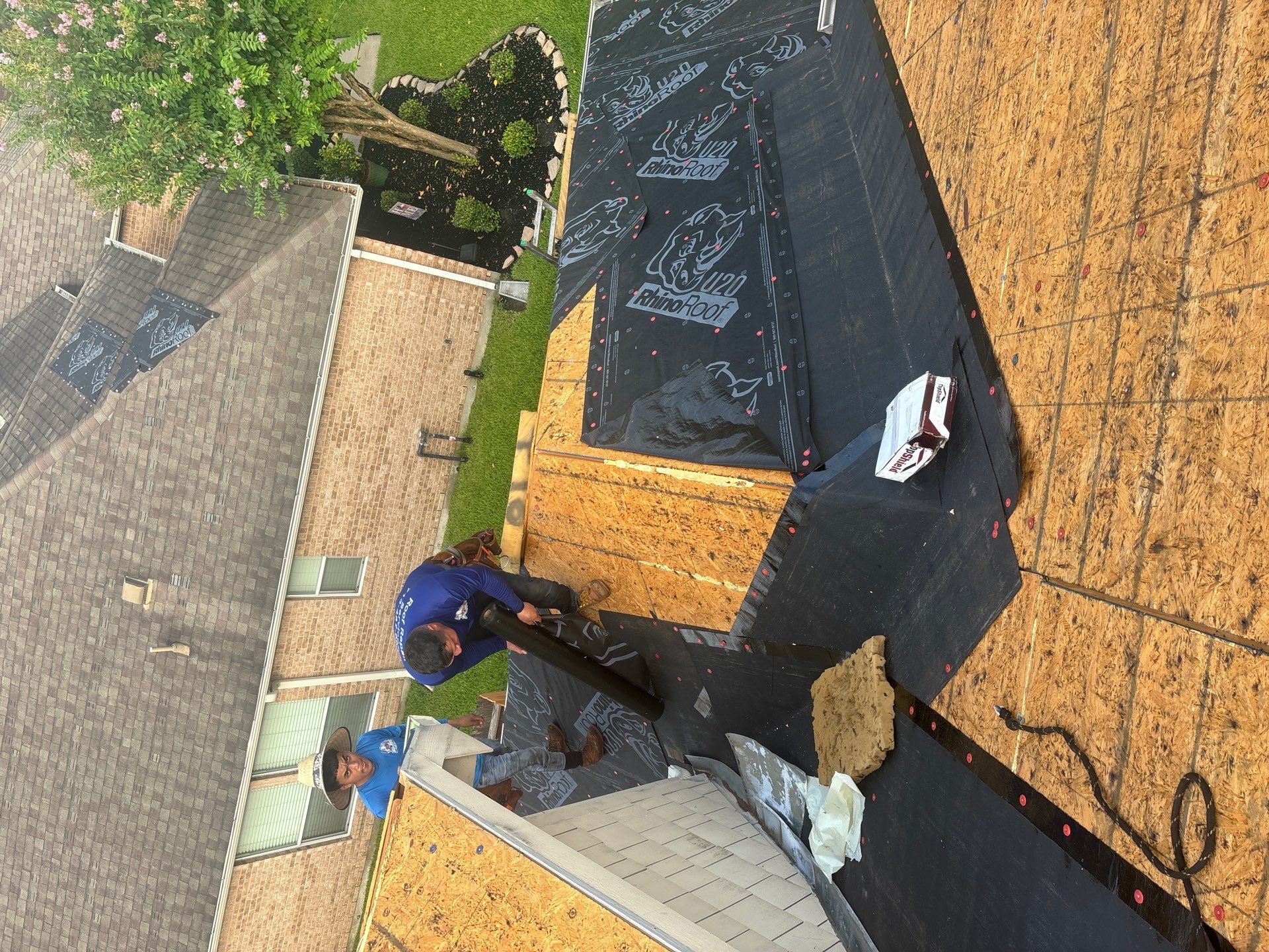 Residential Roofing Installation using Owen's Corning Duration (Lifetime) Shingles by Roof Repair Company