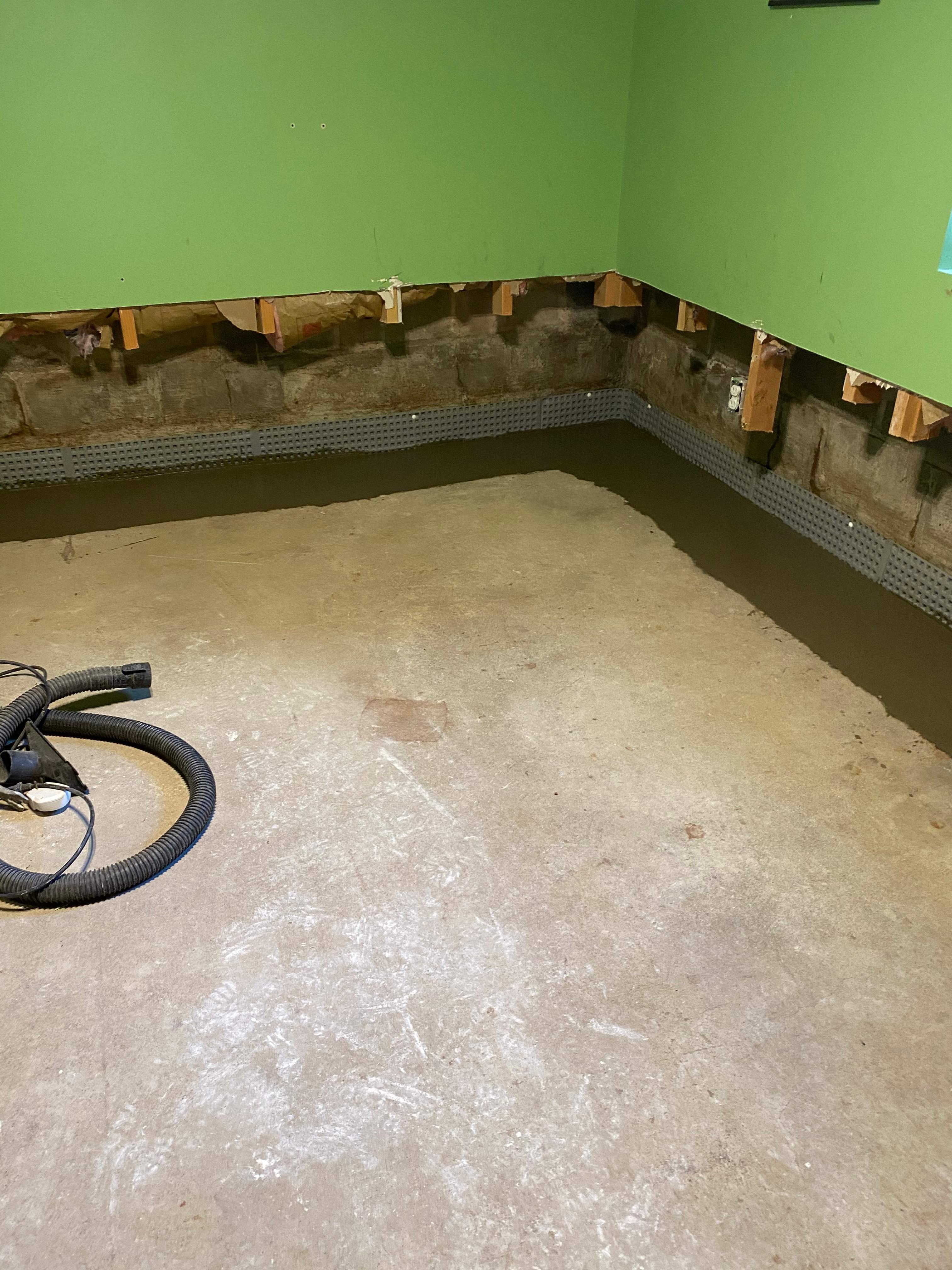 Interior French Drain Job in West Orange, NJ by Pure Service Pro, LLC 
