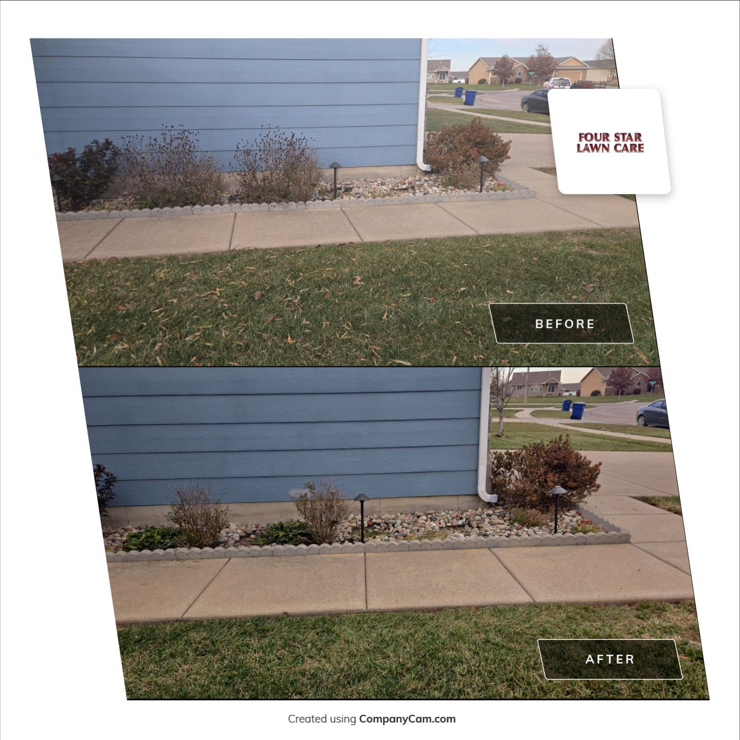 Project in Wichita by Four Star Lawn Care