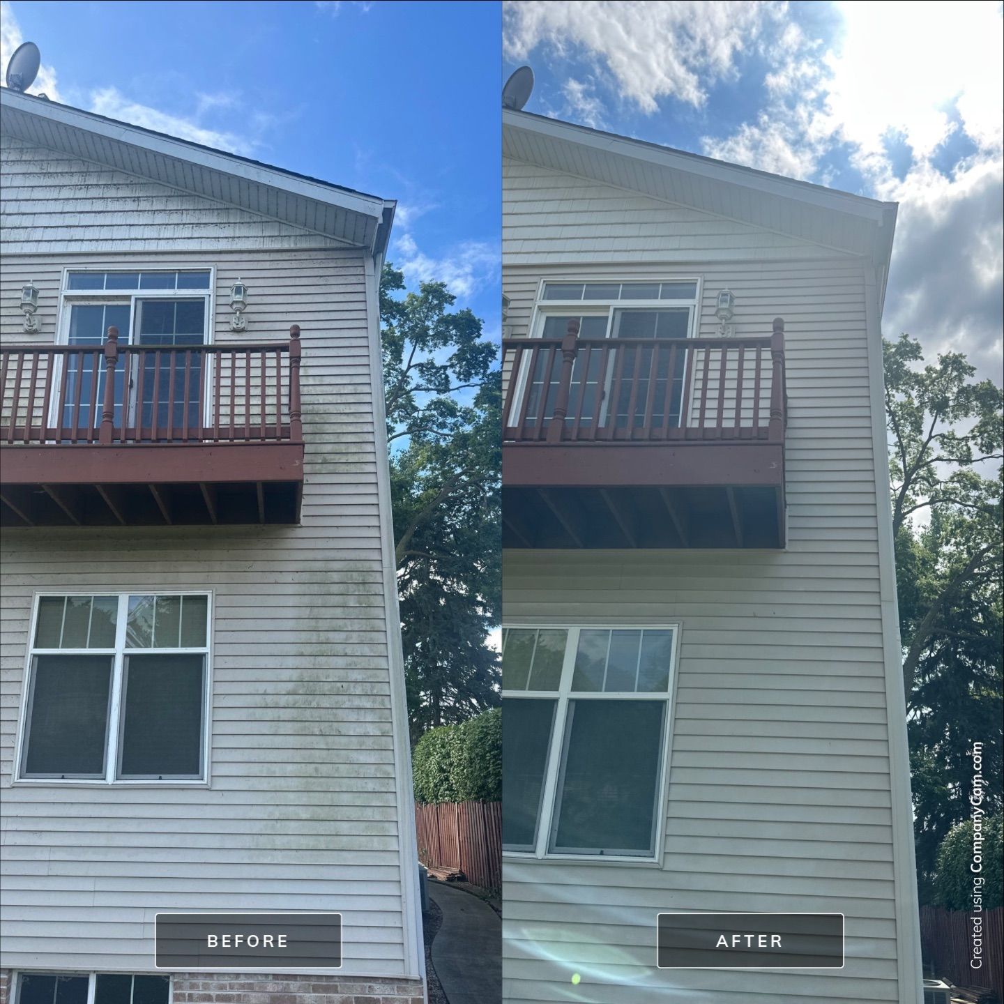 Project in Spring Grove by Simmons Power & Soft Washing