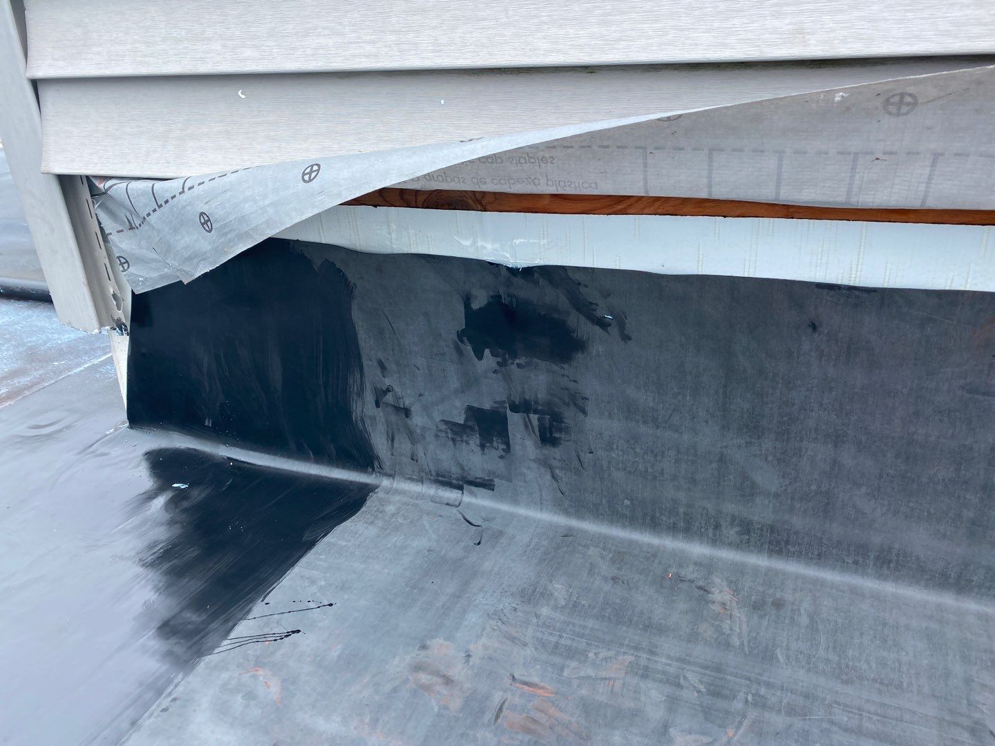Deck Installation using trex over epdm roof by A Plus Exterior