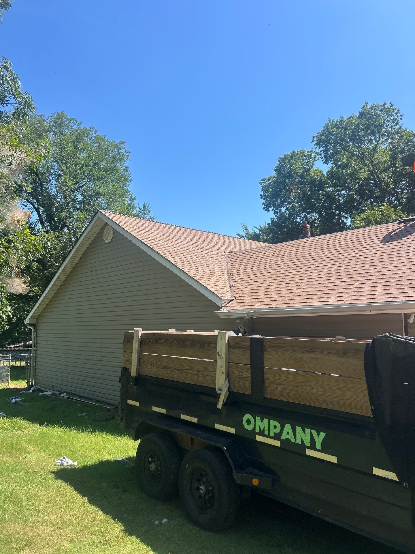 roof replacement in Perkins by McCann's Roofing and Construction