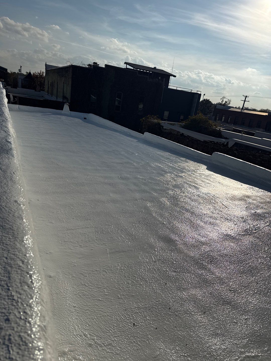 Heath Hyde, P.C. – Commercial Foam Roof Restoration in Sulphur Springs, TX by All Star Roofing LLC