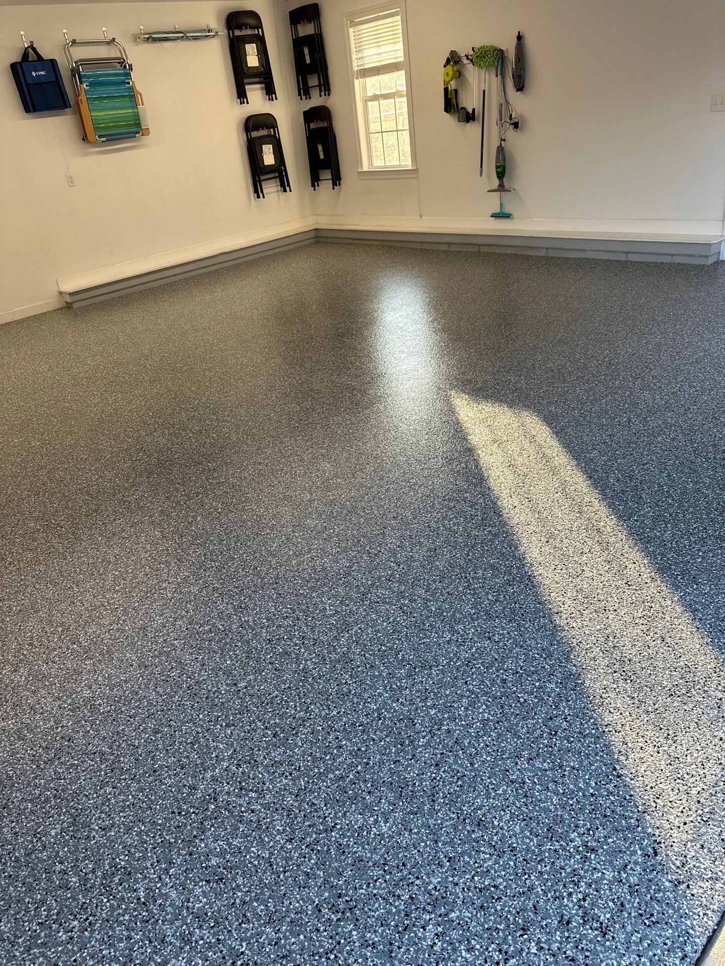 Garage Floor Coating using Wombat by My Garage Floor Guys