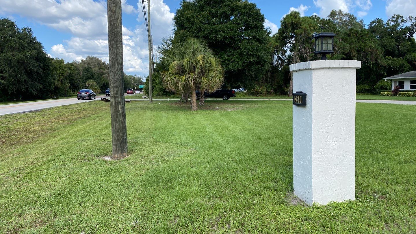Sarasota, FL. Vinyl Fence Installation using Tan Vinyl Louvered Vinyl Fence by Asap fence and gates, LLC
