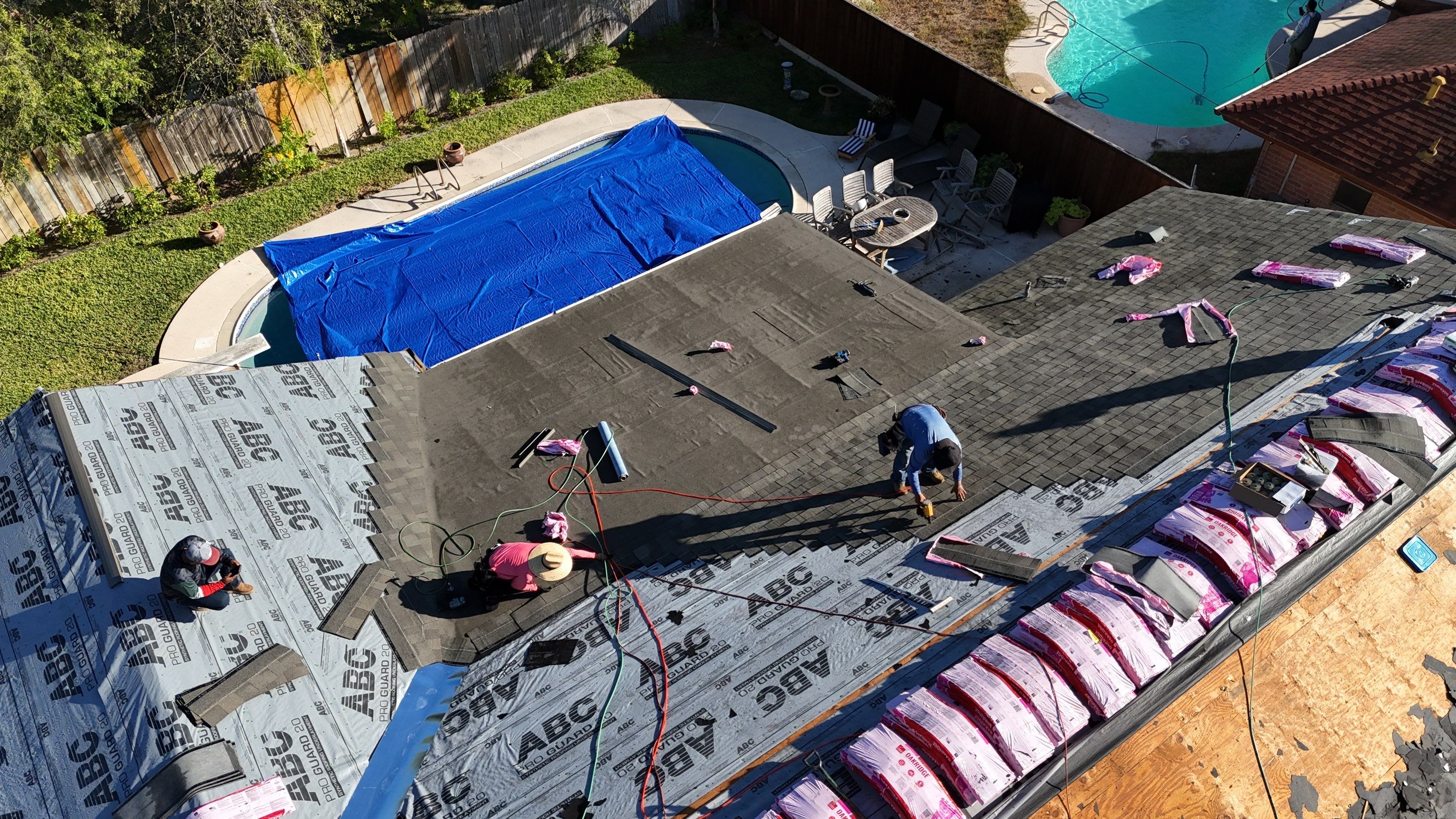 Insurance Claim using Owens Corning TruDefinition Oakridge by Trace Roofing & Construction