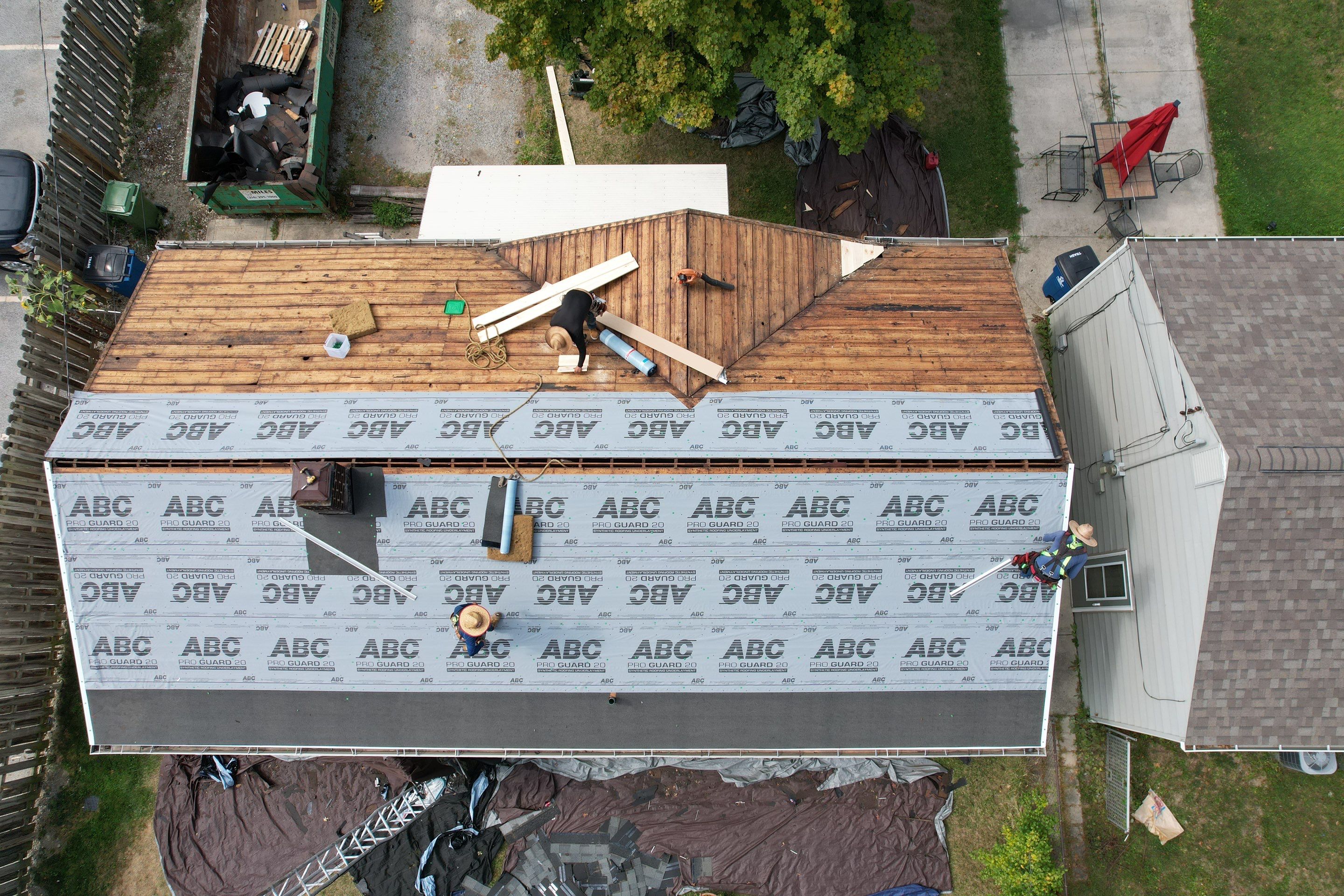 East Lake Roof & Garage  Replacement (With Gutters) by Atlas Roofing & Restoration