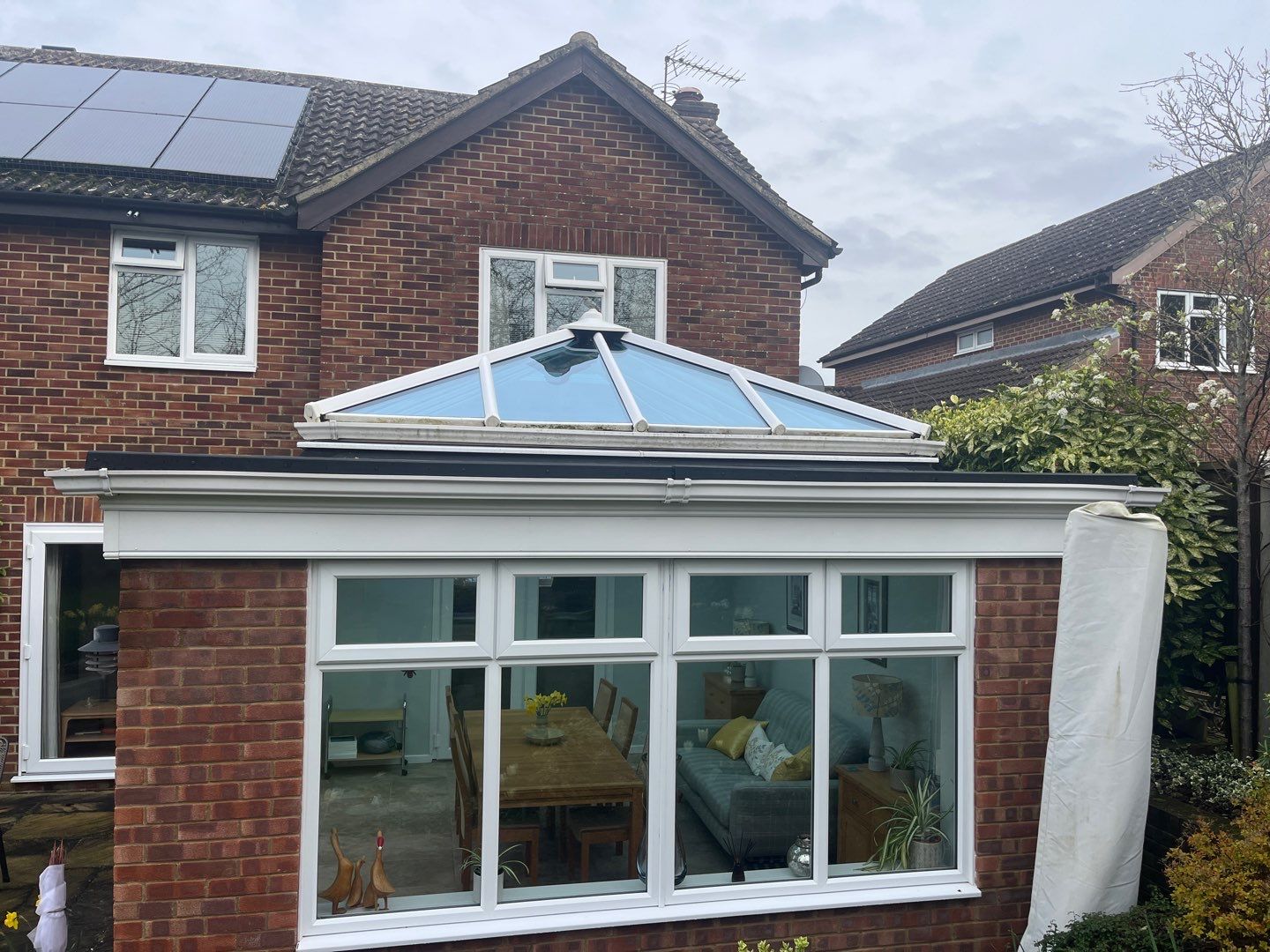 Roof Clean - Biocide Treatment using Honda 15lpm Low Pressure Washing Machine by Ges Exterior Cleaning ltd