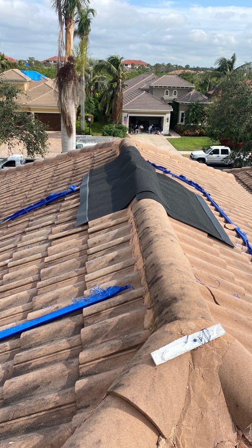 Residential Roofing Installation using Concrete Tile in West Bay Country Club by International Roofing