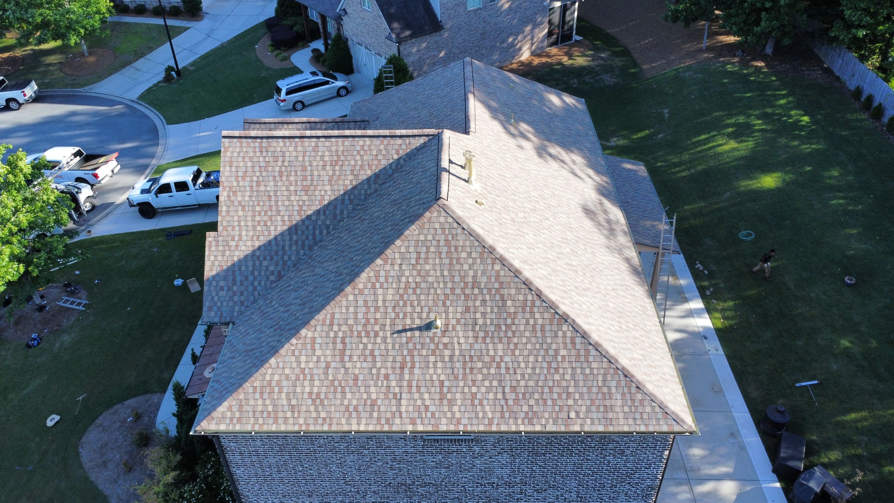 Marietta, GA Roof Replacement GAF Timberline HDZ Golden Harvest by Reset Roofing