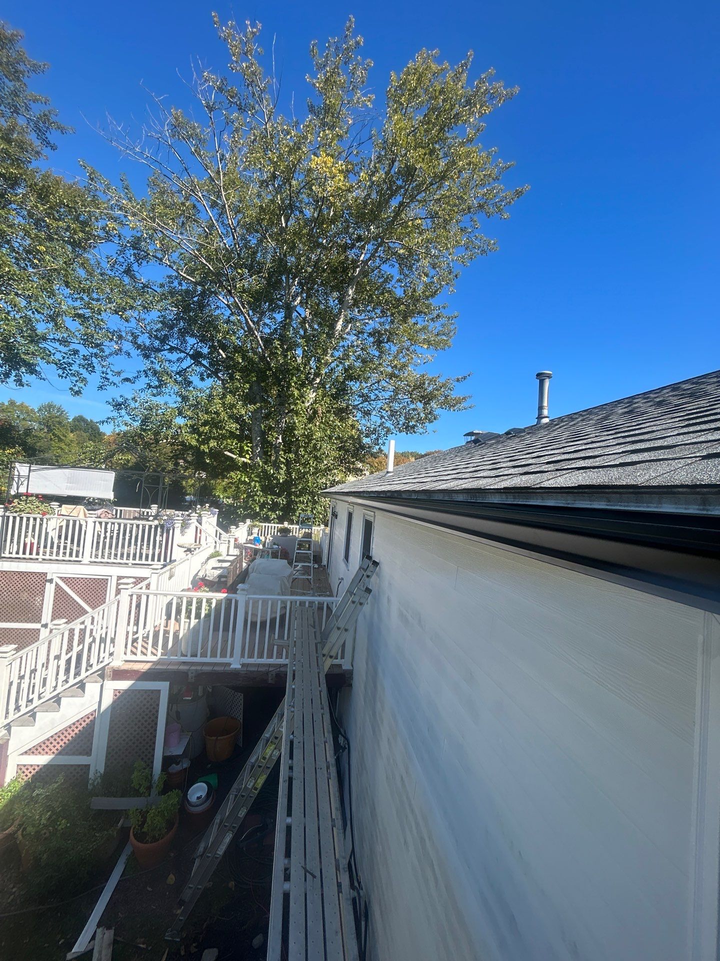 Seamless Black Gutter & Fascia Upgrade | Methuen, MA by Mighty Dog Roofing of Greater Middlesex County