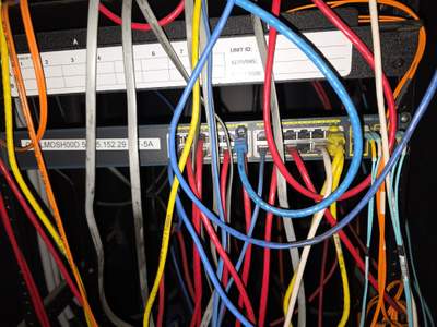 Structured cabling installation by CimaSolutions