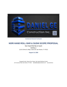 Logo for Daniel GE Construction
