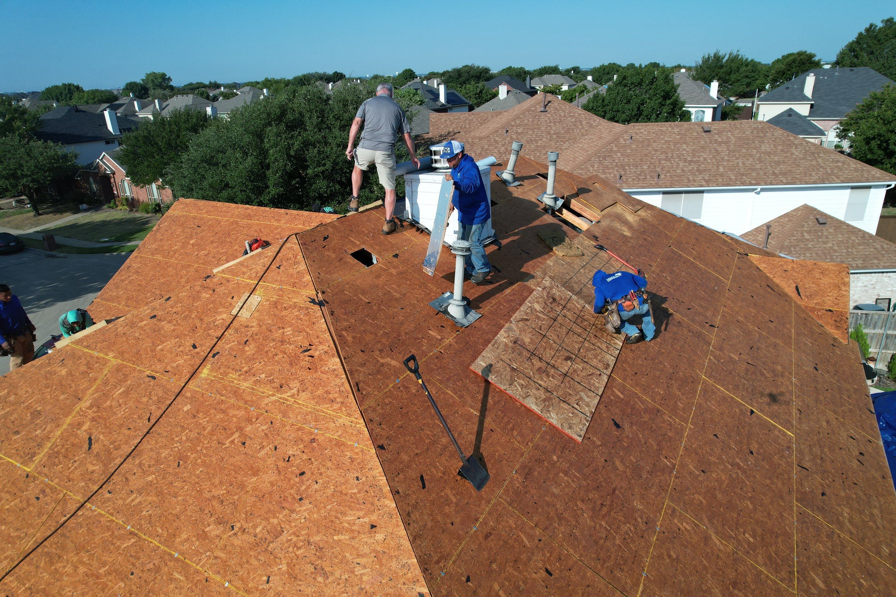 Project in Allen by Zeus Exteriors