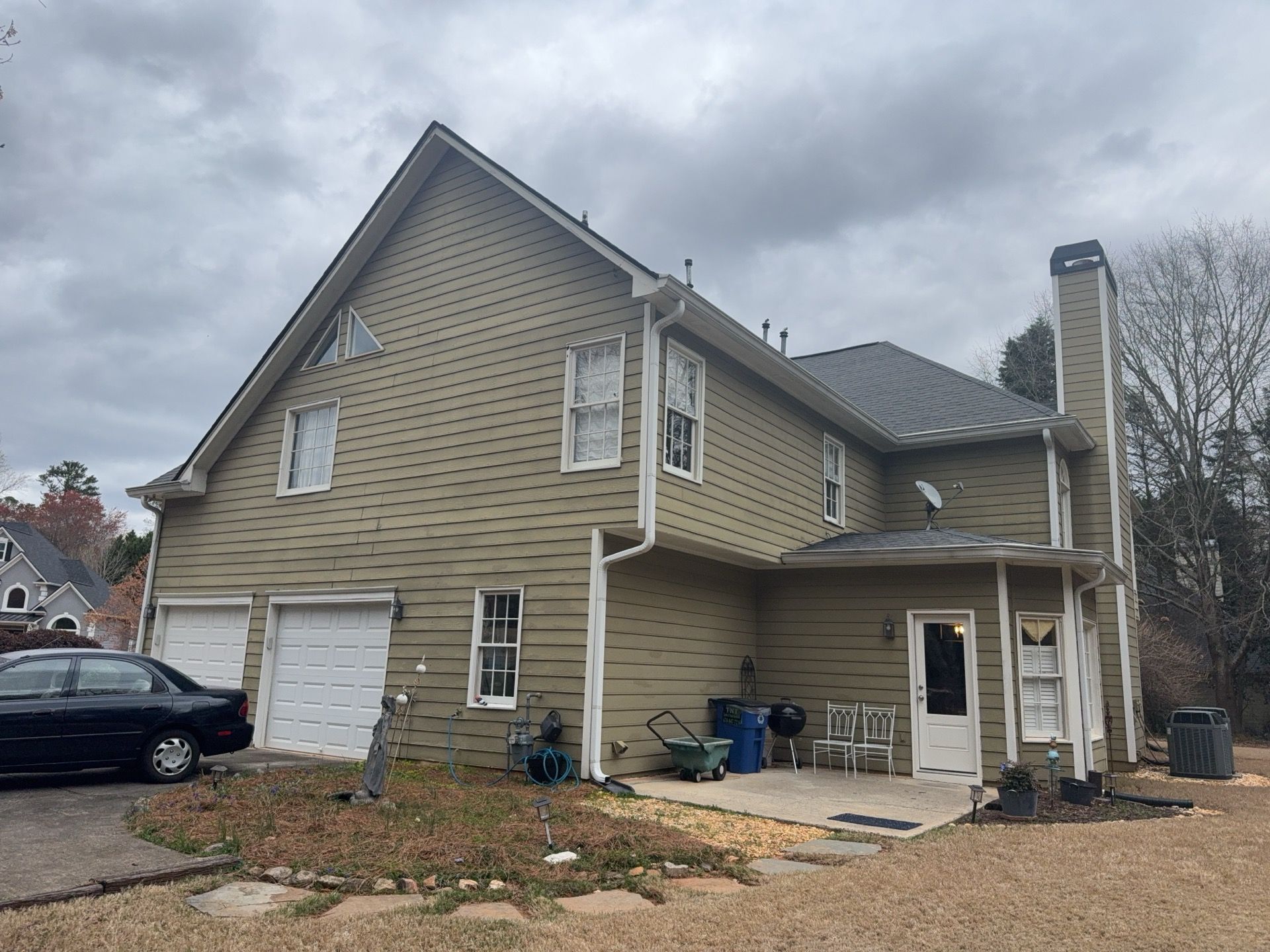 Full Siding Replacement and Exterior Painting in Alpharetta, GA by Nelson Exteriors 