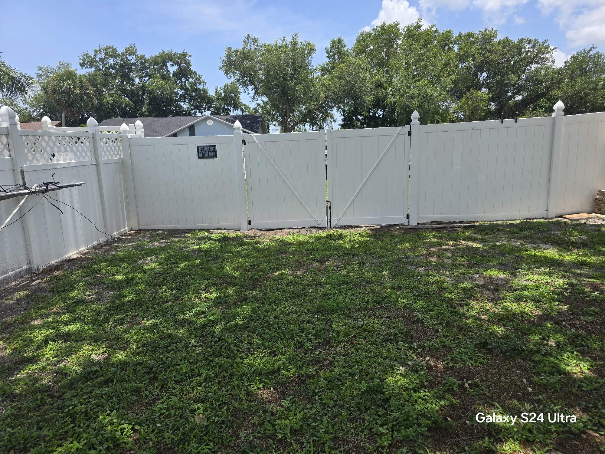 Vinyl Privacy Fence Repair and Post Stabilization in Port Charlotte by True Fence LLC