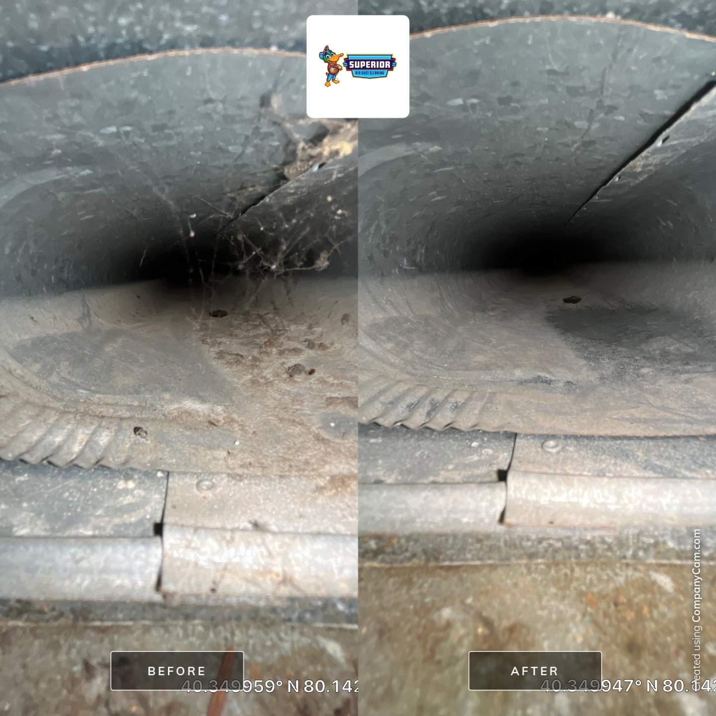 Air Duct Cleaning With a Vacuum Truck in Bridgeville, PA by Superior Air Duct Cleaning