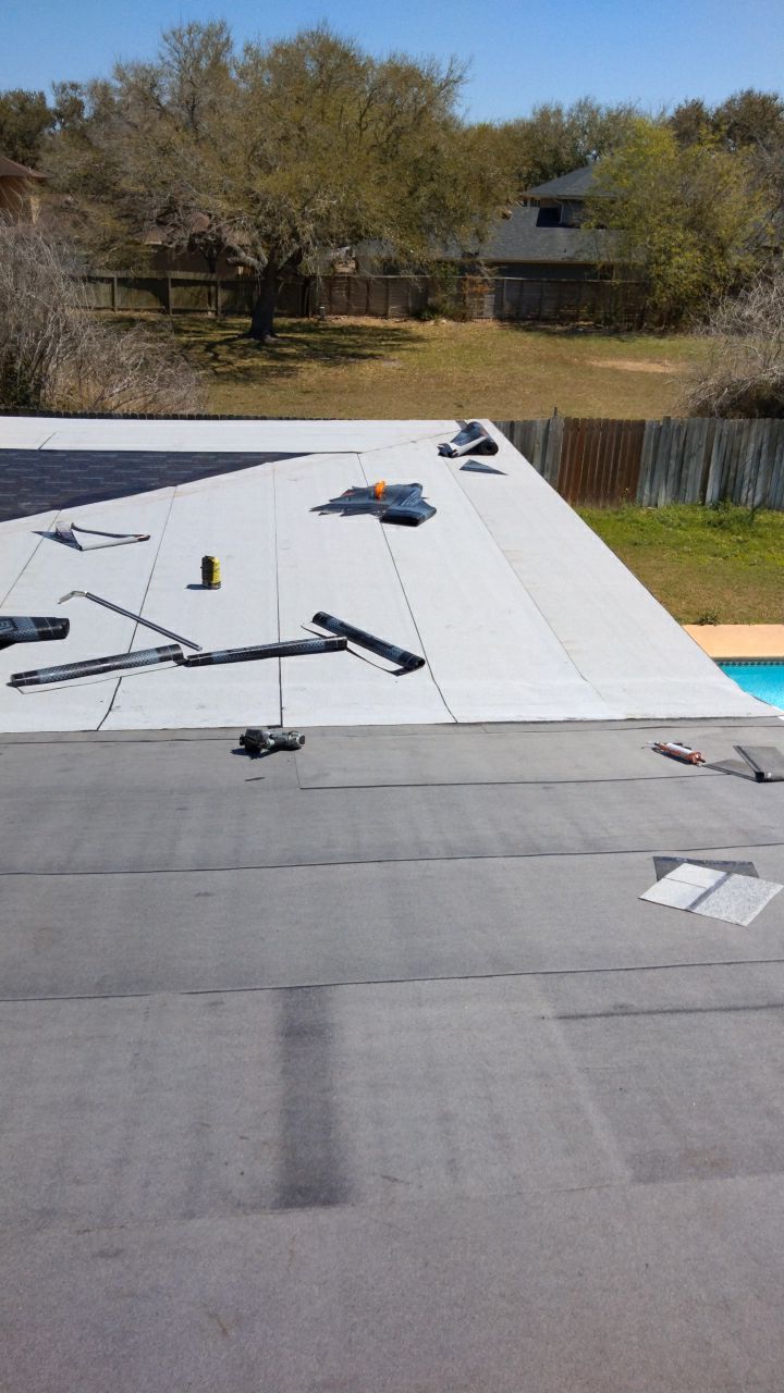 Waterfront Torch-Down by Bayfront Roofing and Construction