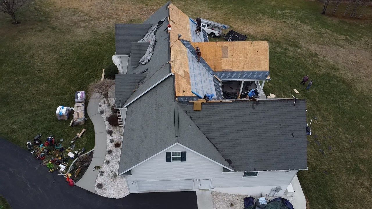 Residential Roofing Installation using Certainteed Landmark Pro Shingles by Fahey Roofing + Contracting
