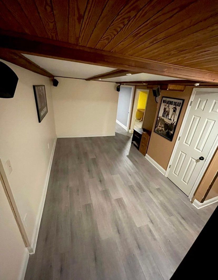 Full Basement Finishing by Greenspring Construction Services