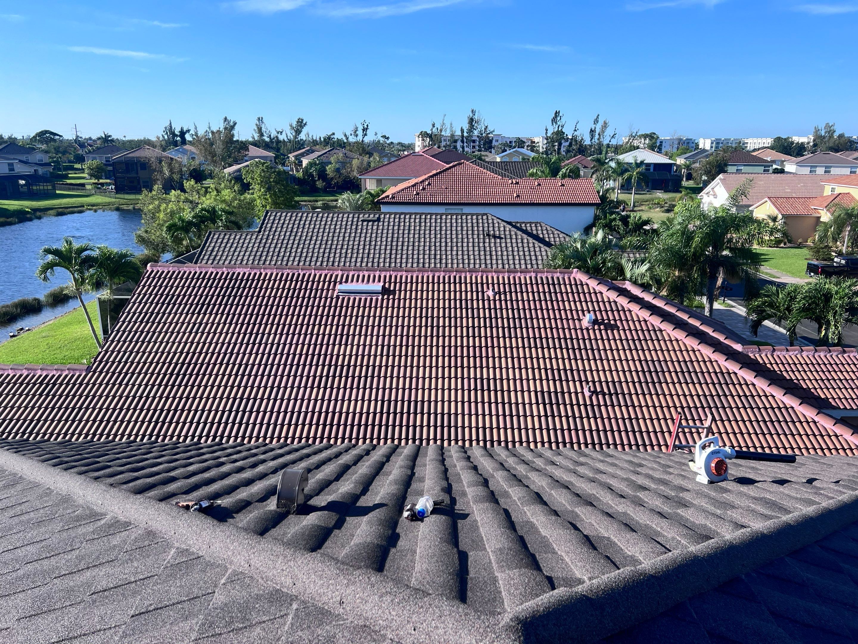 Residential Roofing Installation using Westlake (Boral) Stone Coated Steel by Four Peaks Roofing