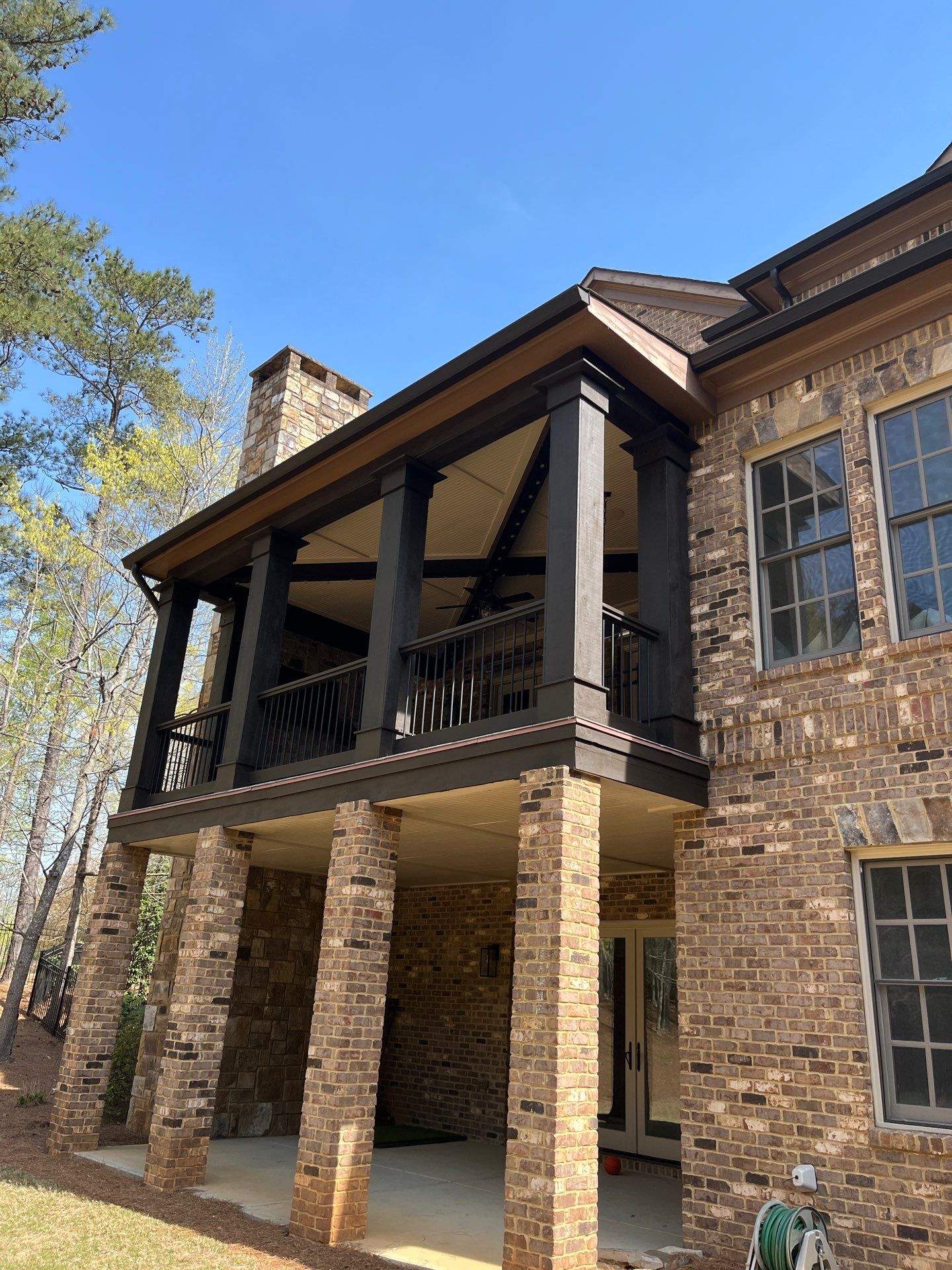 Trex Deck Resurface with New Railing in Atlanta, GA by Nelson Exteriors