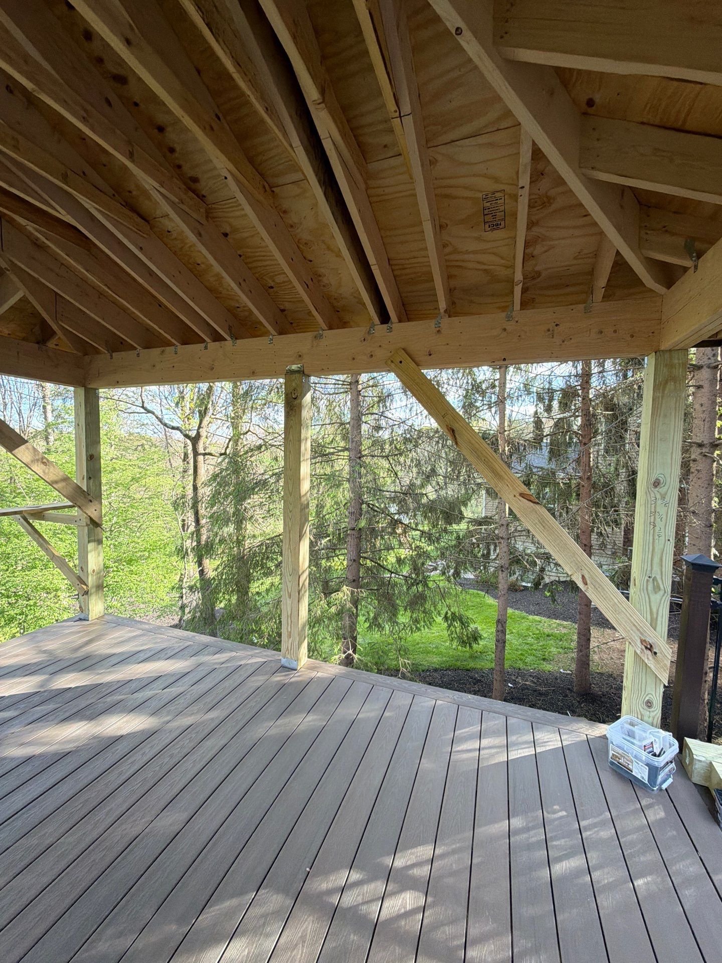 New Deck With a Screened In Porch In Mendham, New Jersey by deck guardian