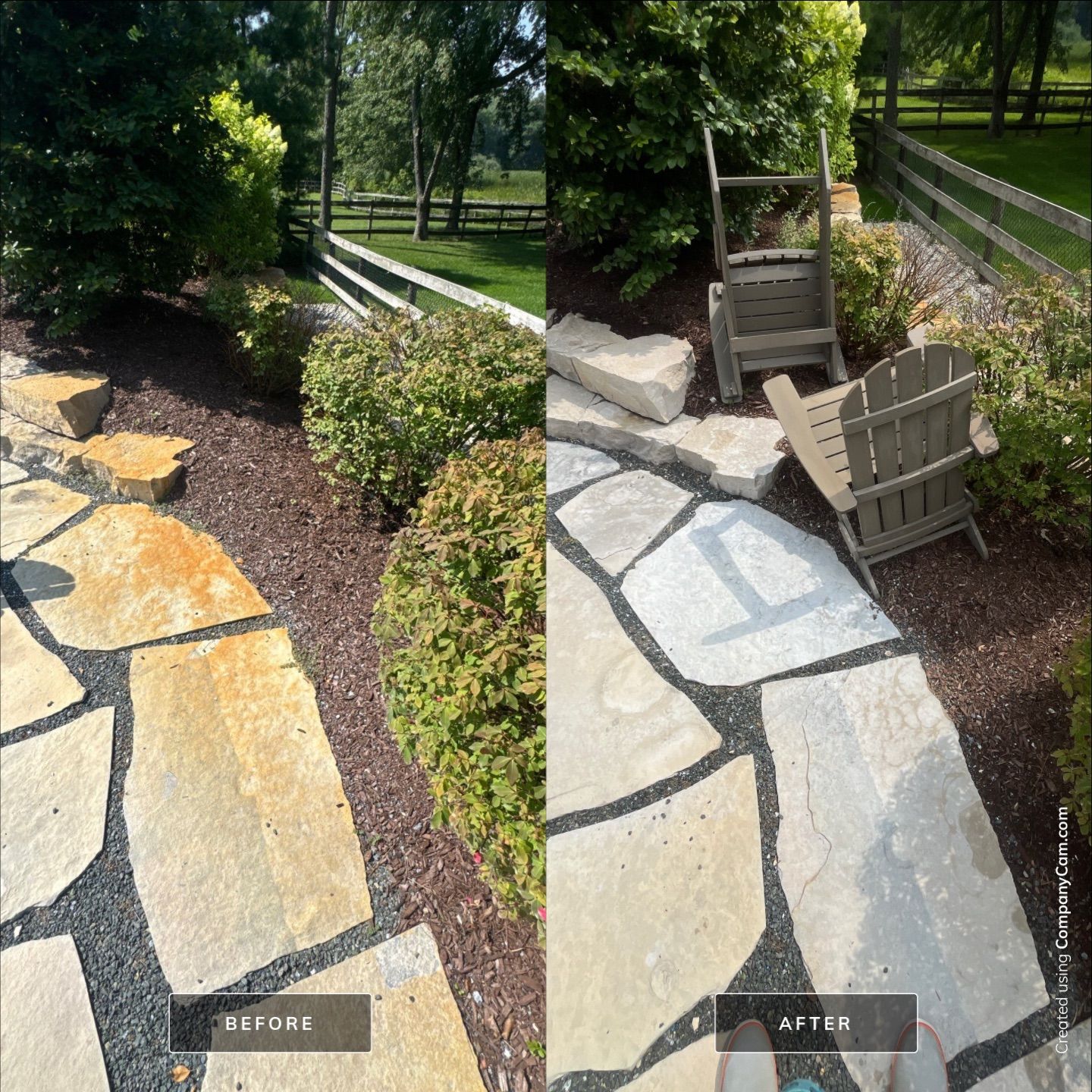 Project in Barrington by Simmons Power & Soft Washing