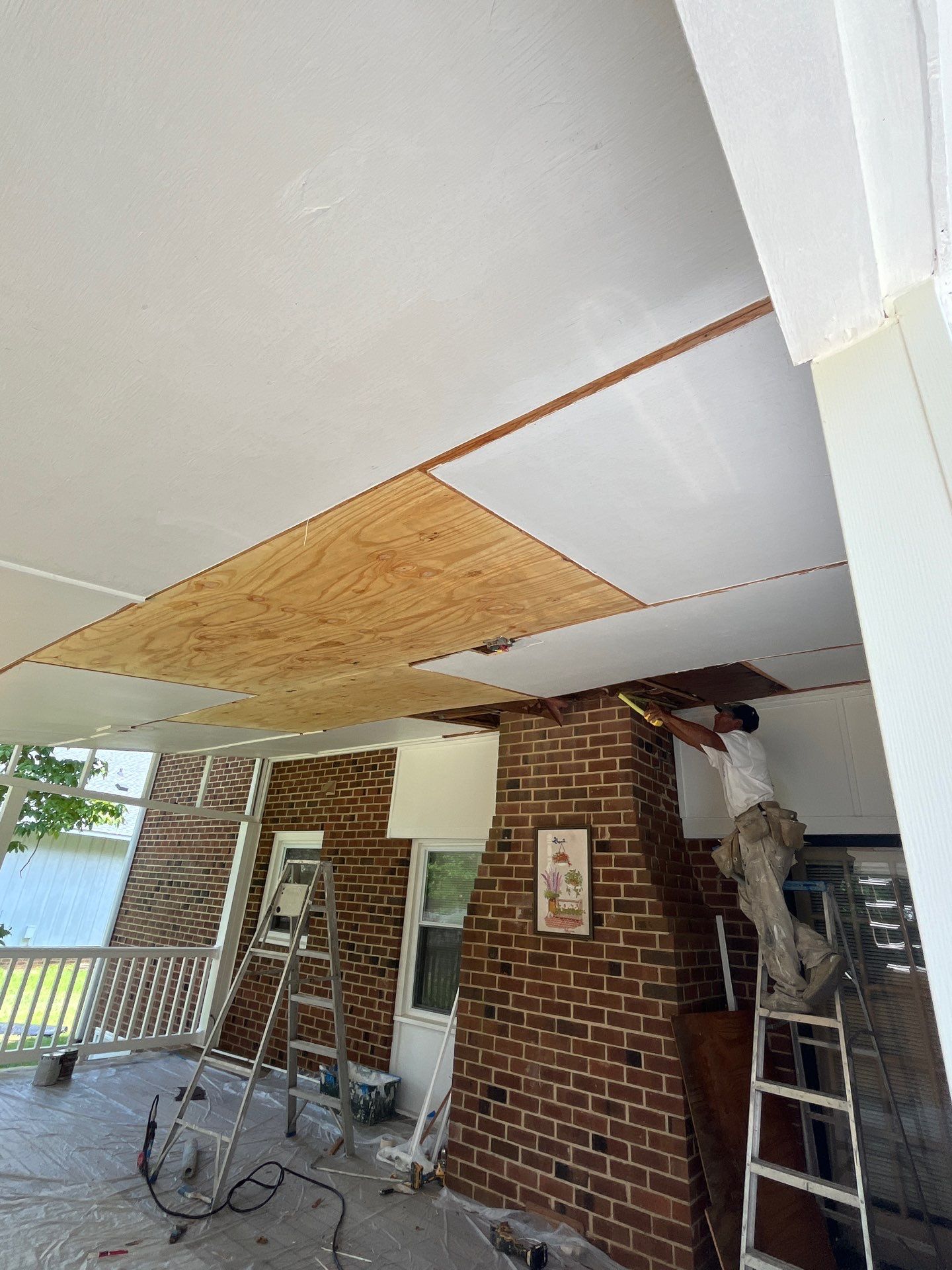 Roof and Porch Repair by Karcher Roofing