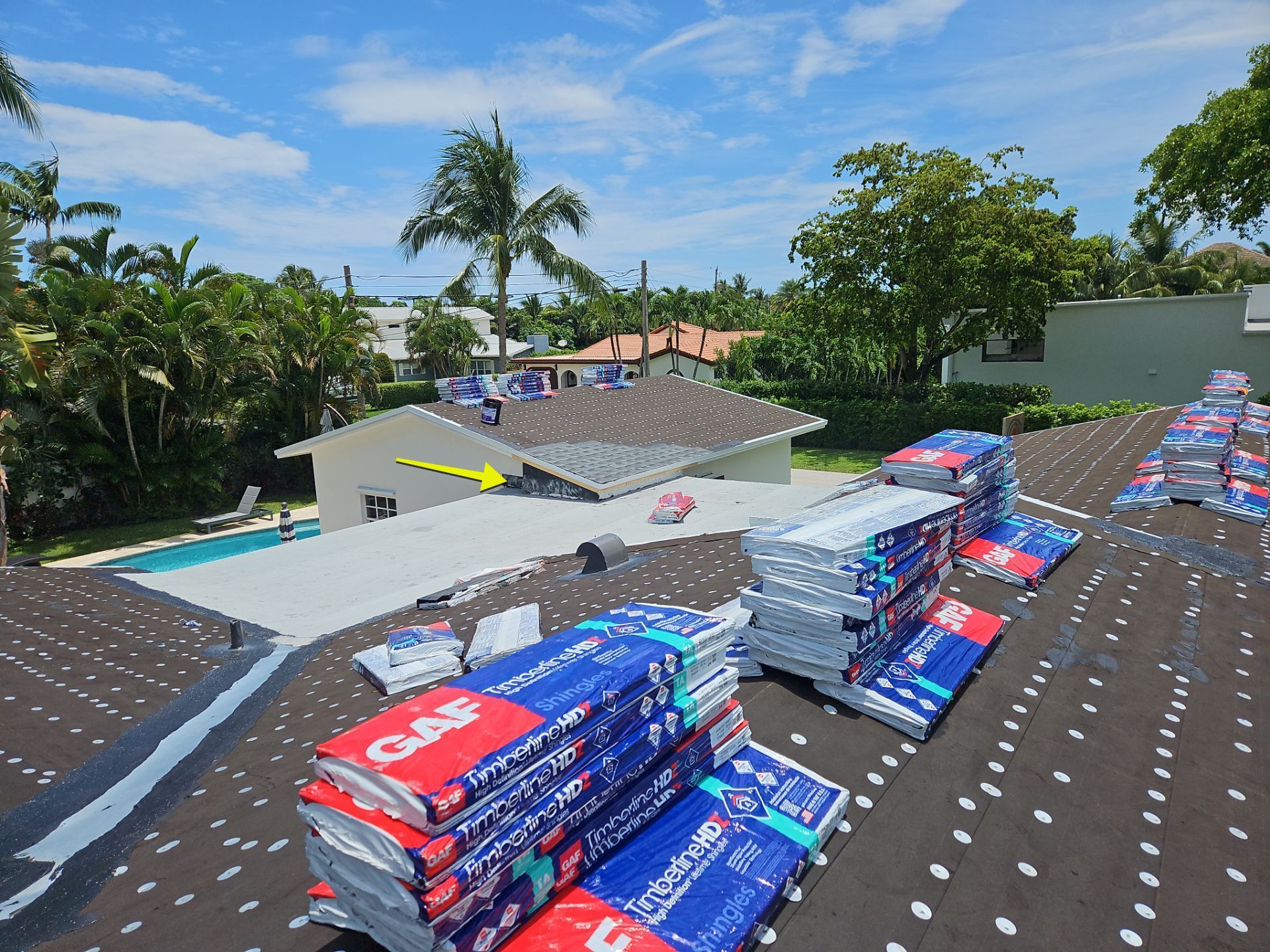 Residential Roofing Installation using GAF by BLUES BROTHERS ROOFING
