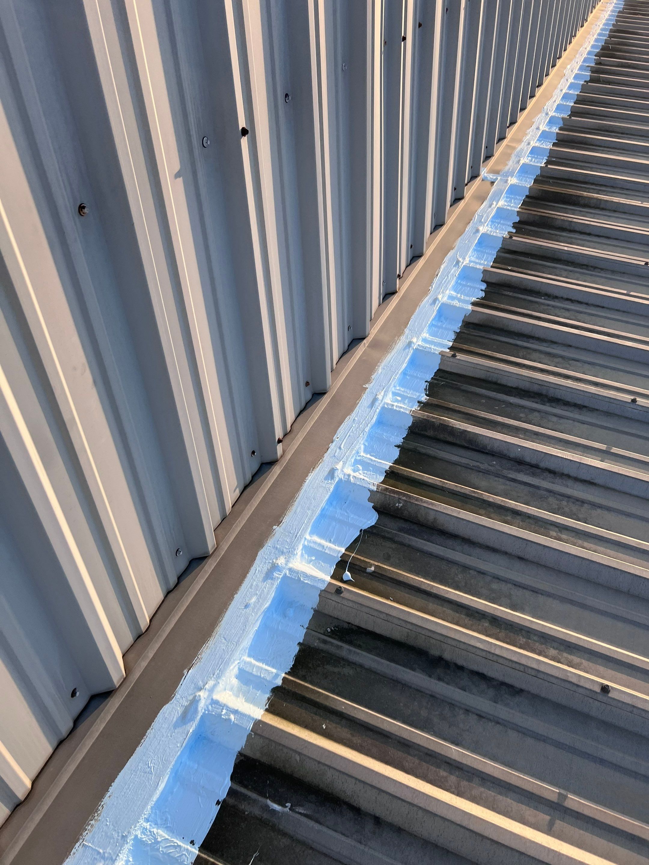 Hail Damage using Metal by Roof Repair Company