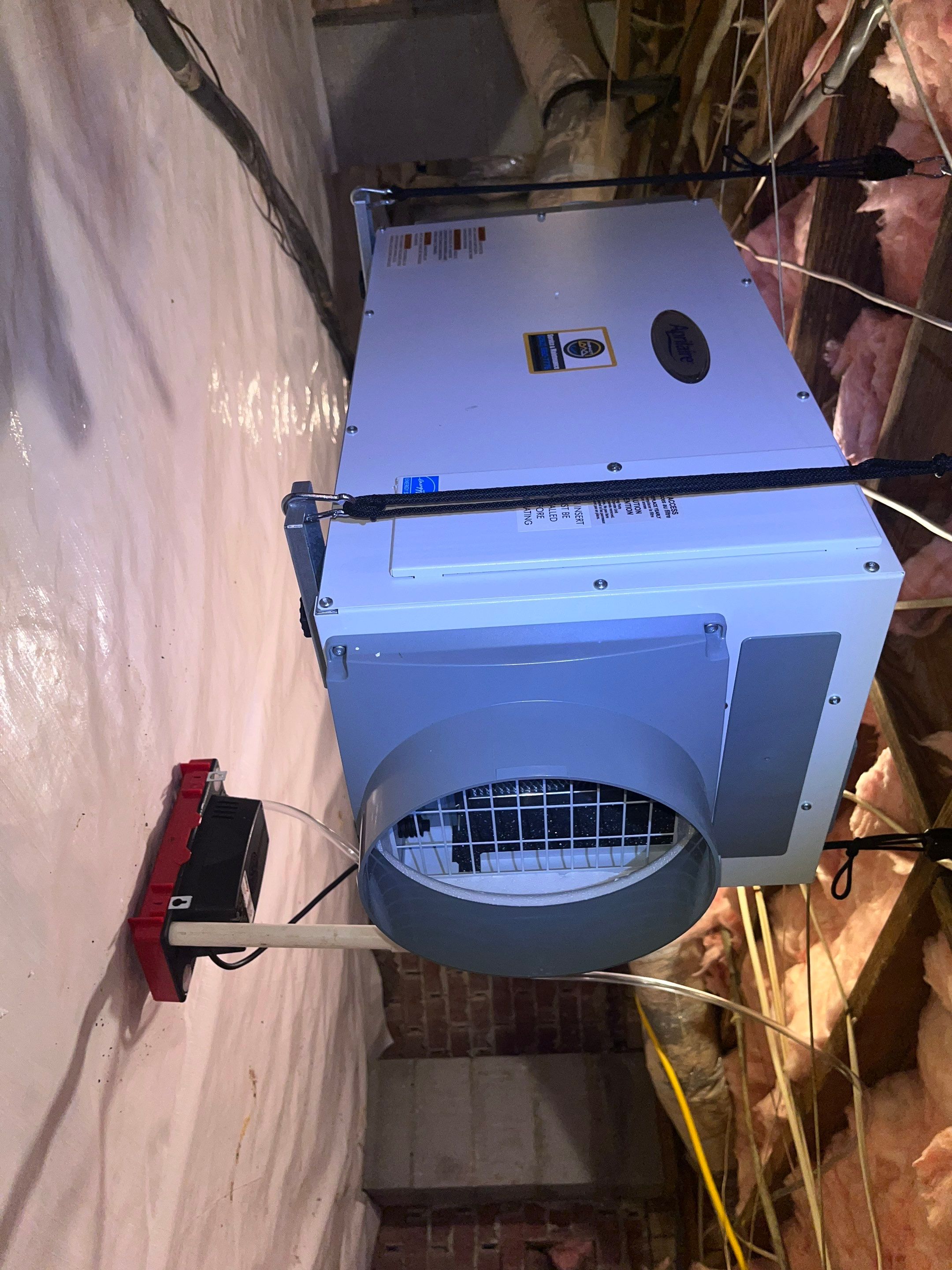Dehumidifier and Moisture Barrier install with Structural repairs. by Impact Crawlspace