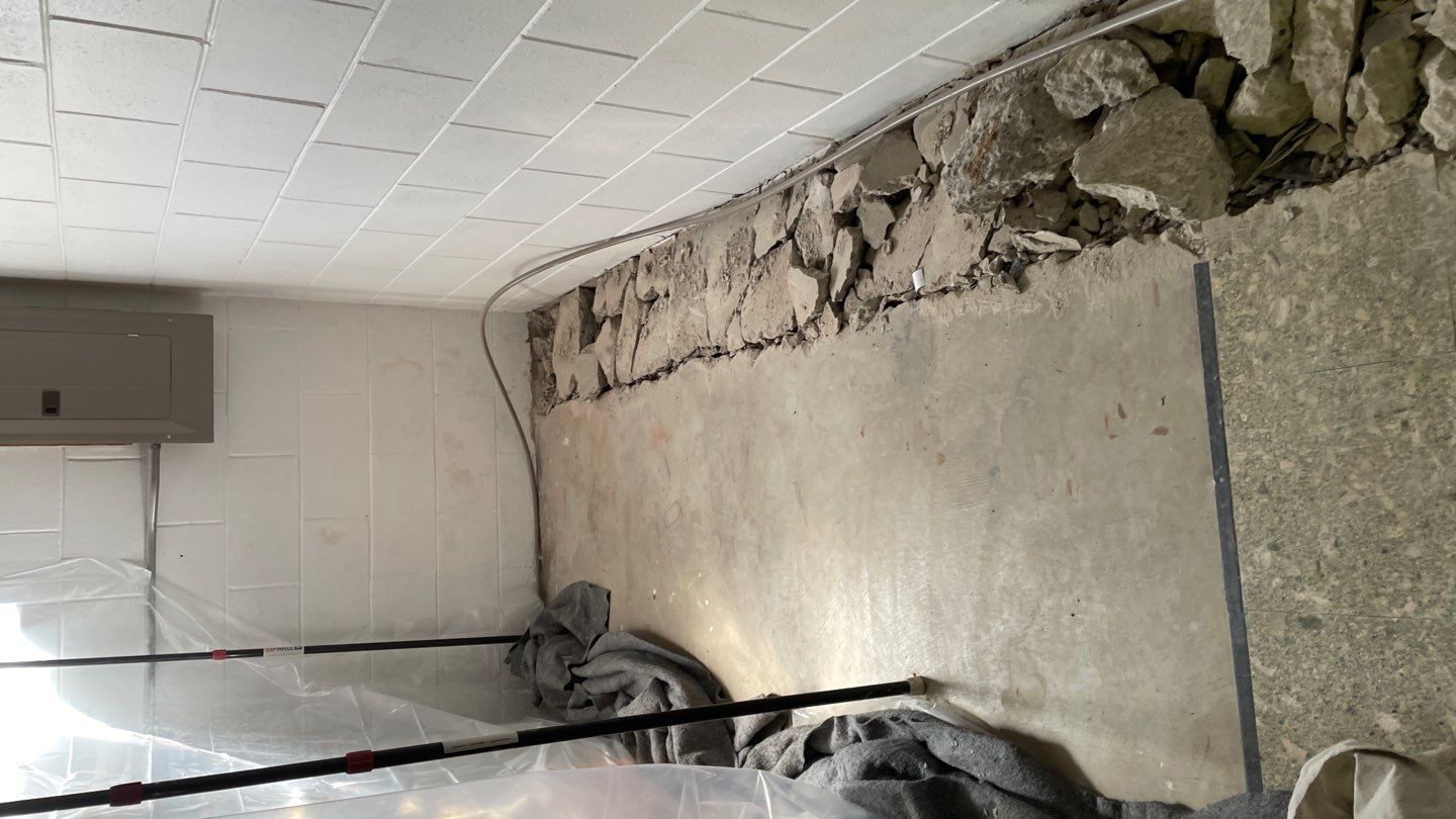 Drain Tile in Roseville for Carston by Waterproofing Northeast