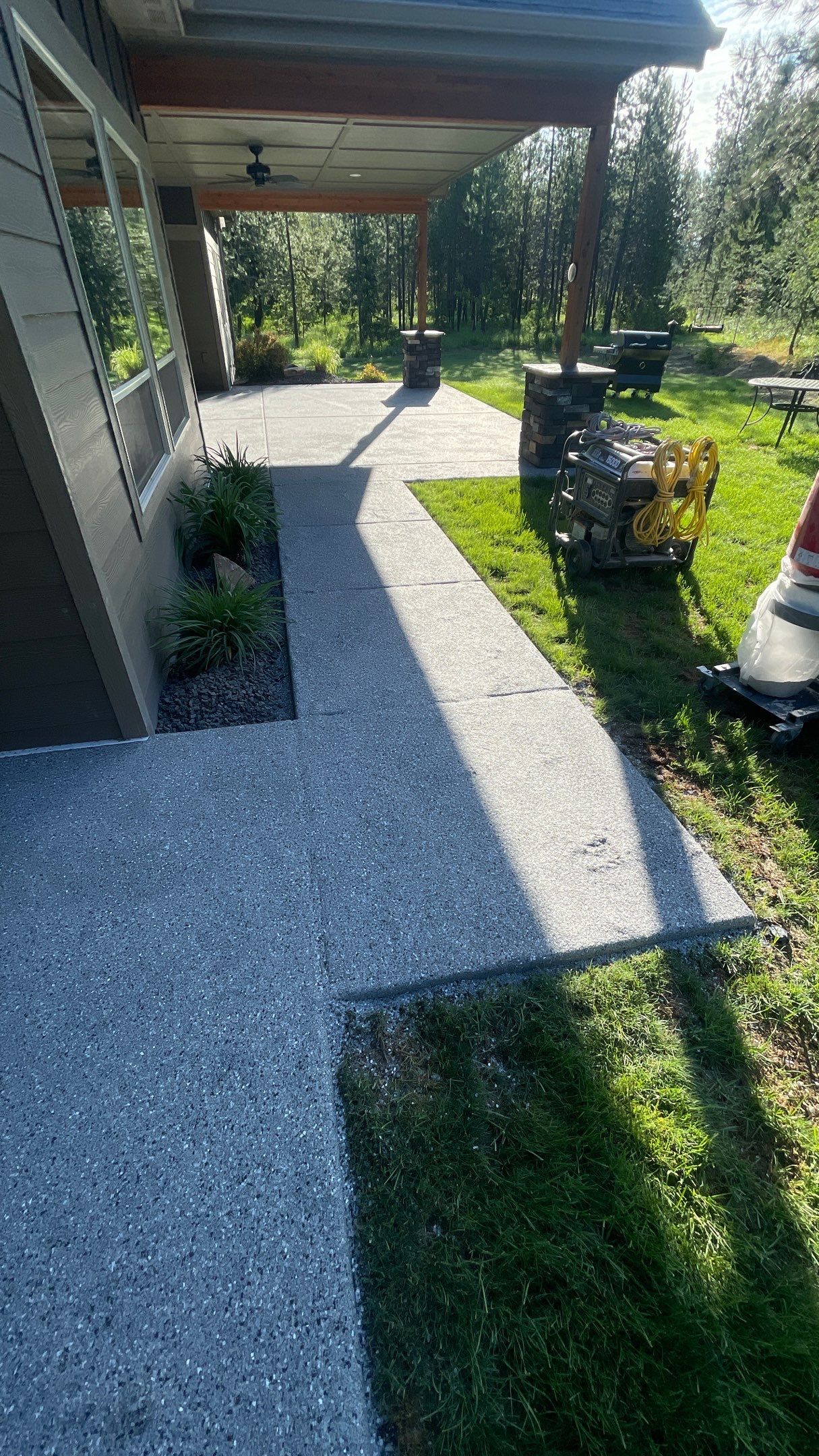 Patio Transformation using Slate Hybrid by Croc Coatings, LLC