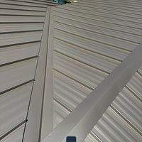 24ga 1.5" Mechanical Seam Champagne  by Total Roofing System The Metal Roof Experts